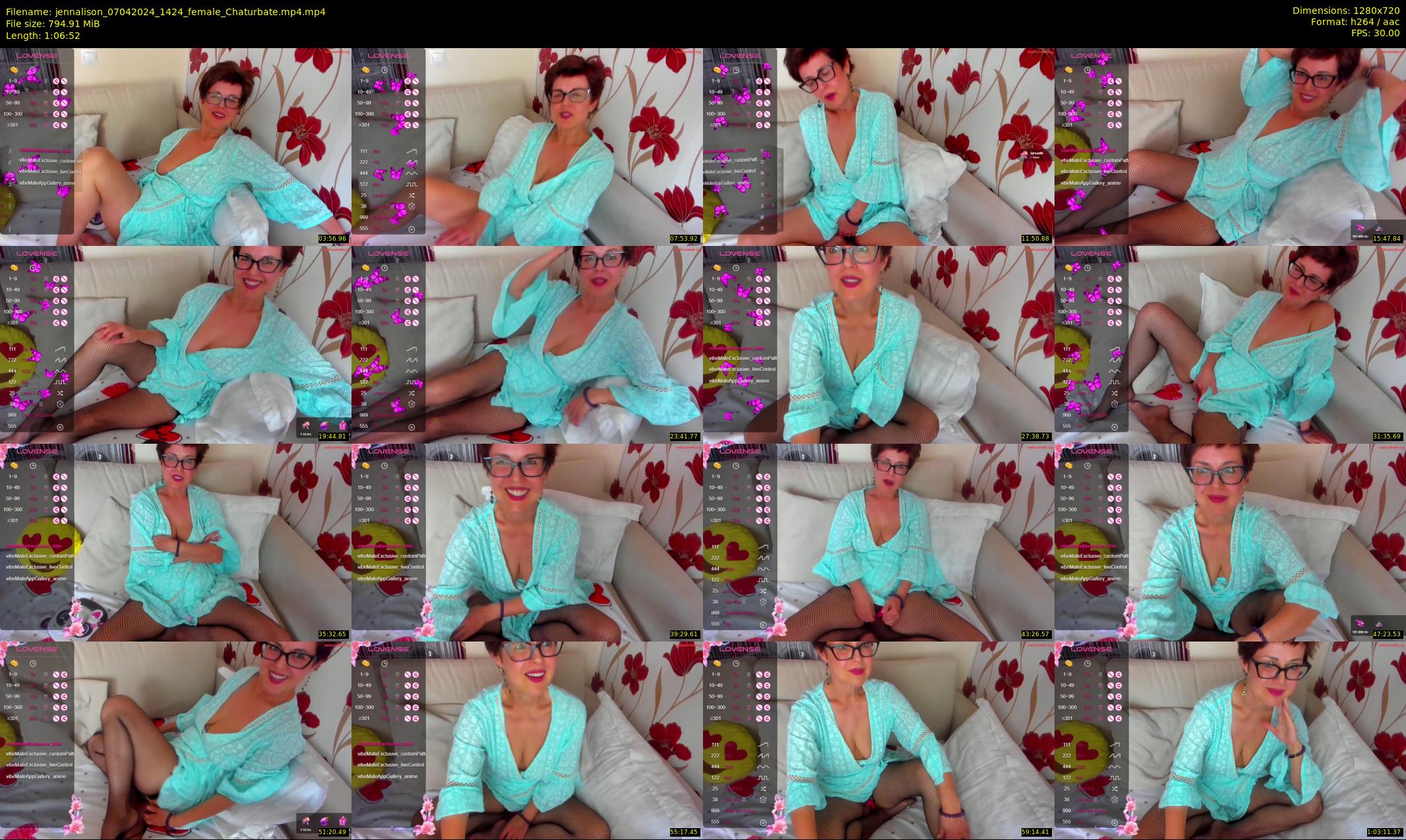 jennalison — 67 minute Chaturbate female cam show recording, 720p, Apr 7, 2024