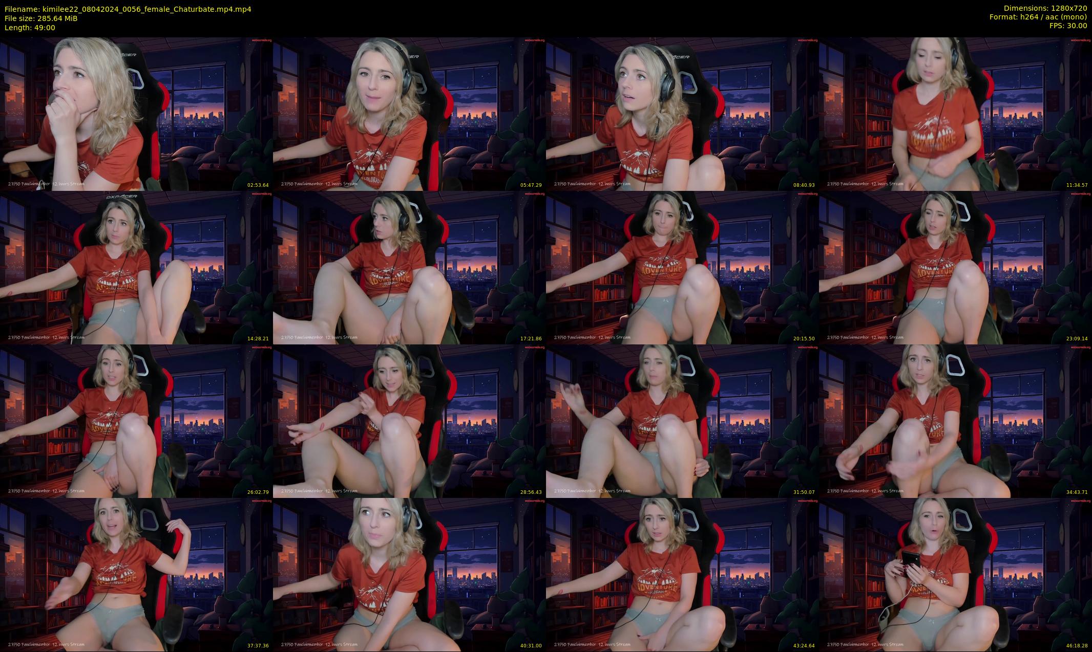 kimilee22 — 49 minute Chaturbate female cam show recording, 720p, Apr 8, 2024
