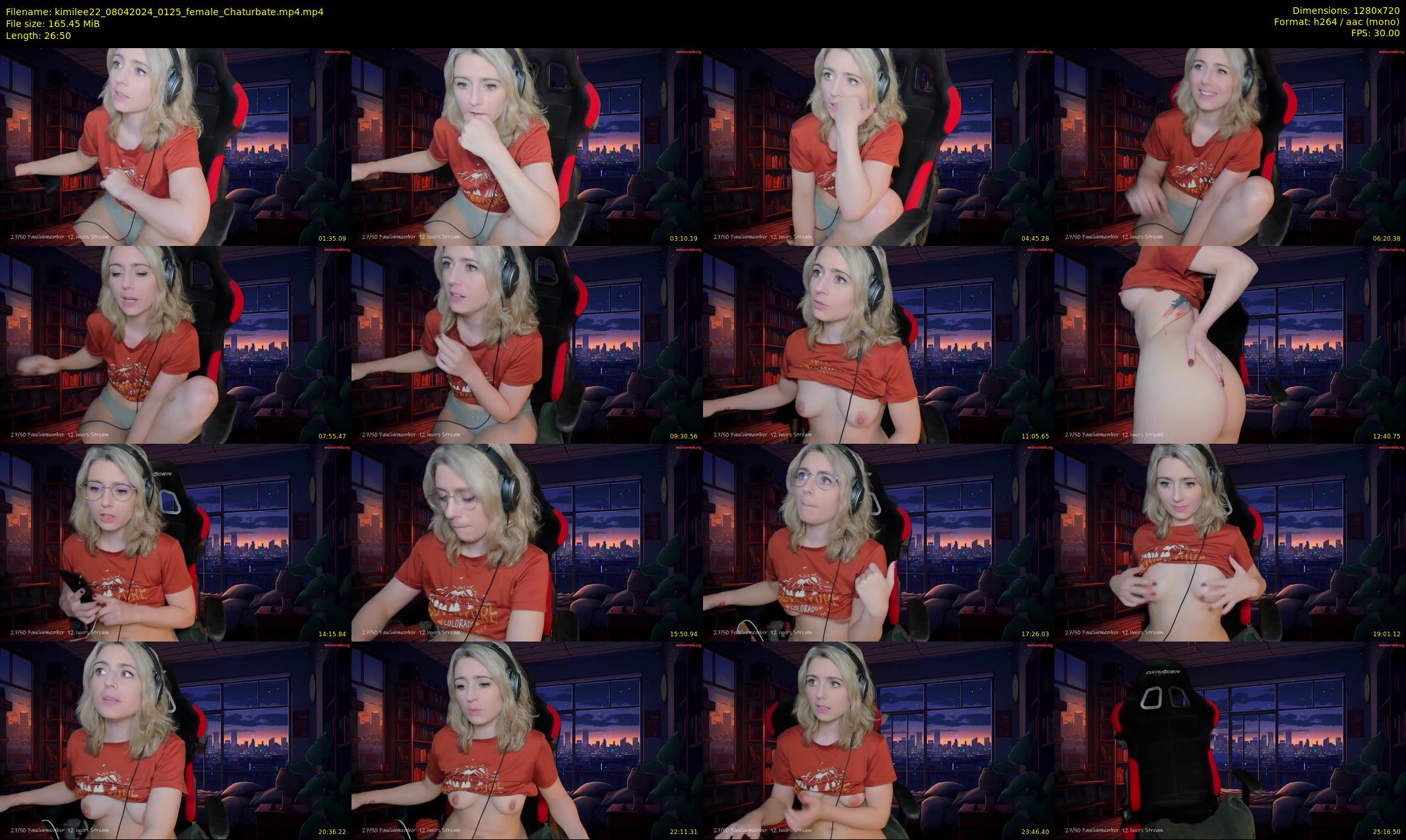 kimilee22 — 27 minute Chaturbate female cam show recording, 720p, Apr 8, 2024