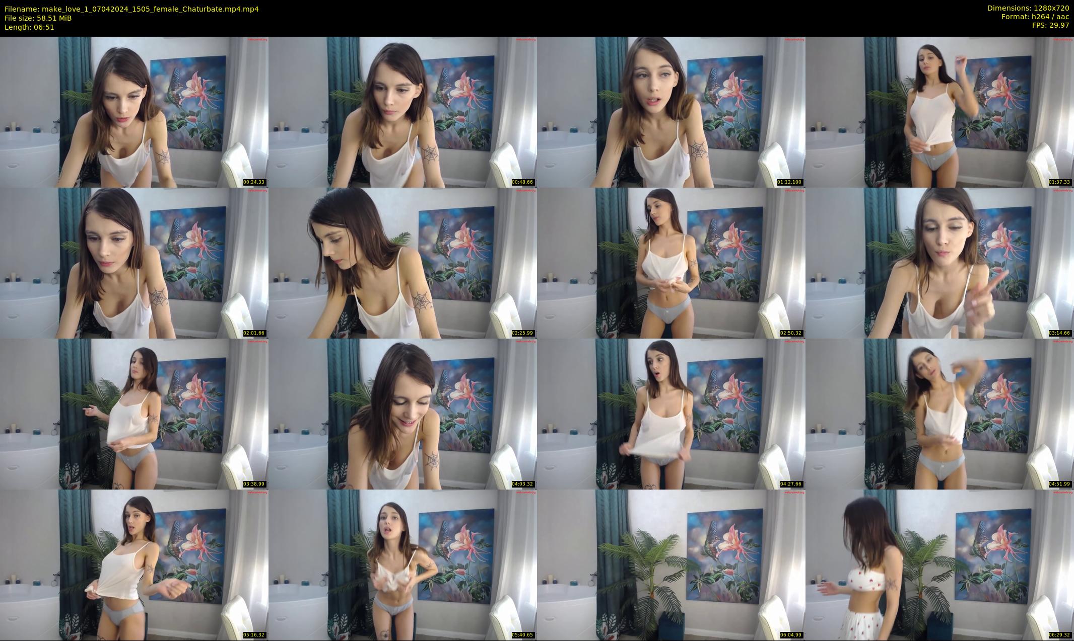 make_love_1 — 7 minute Chaturbate female cam show recording, 720p, Apr 7, 2024