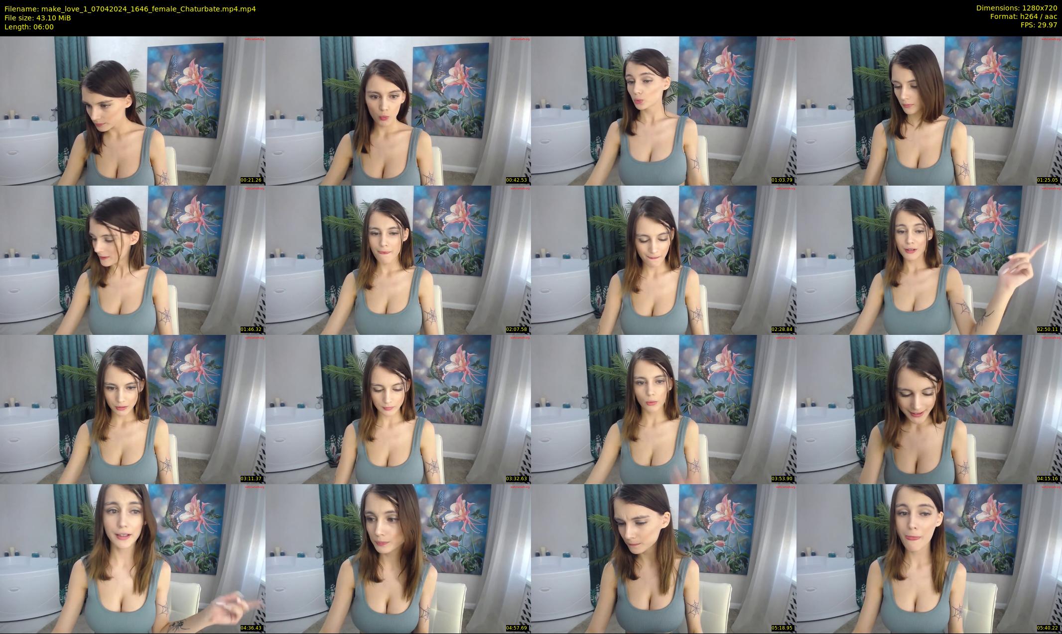 make_love_1 — 6 minute Chaturbate female cam show recording, 720p, Apr 7, 2024