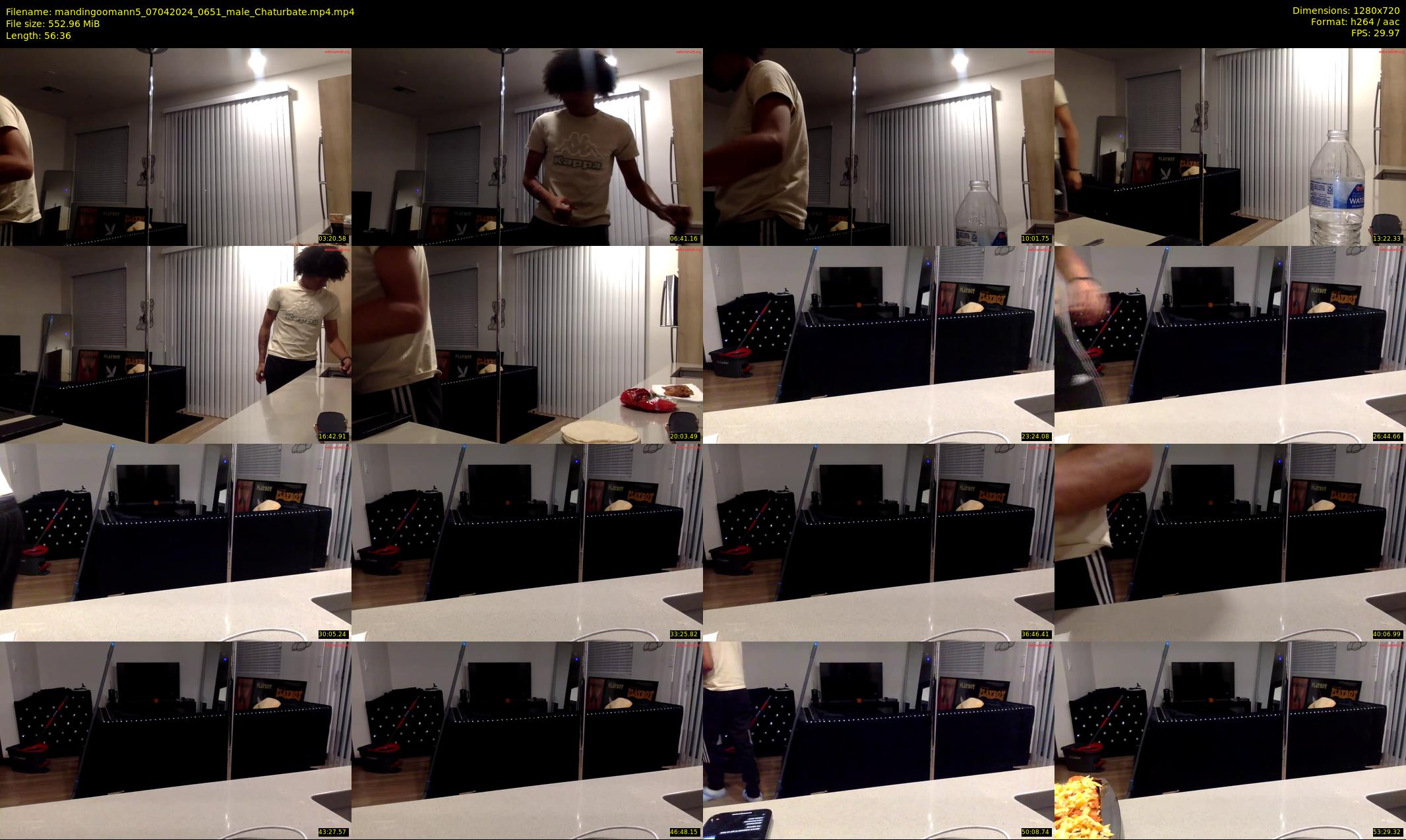 mandingoomann5 — 57 minute Chaturbate male cam show recording, 720p, Apr 7, 2024