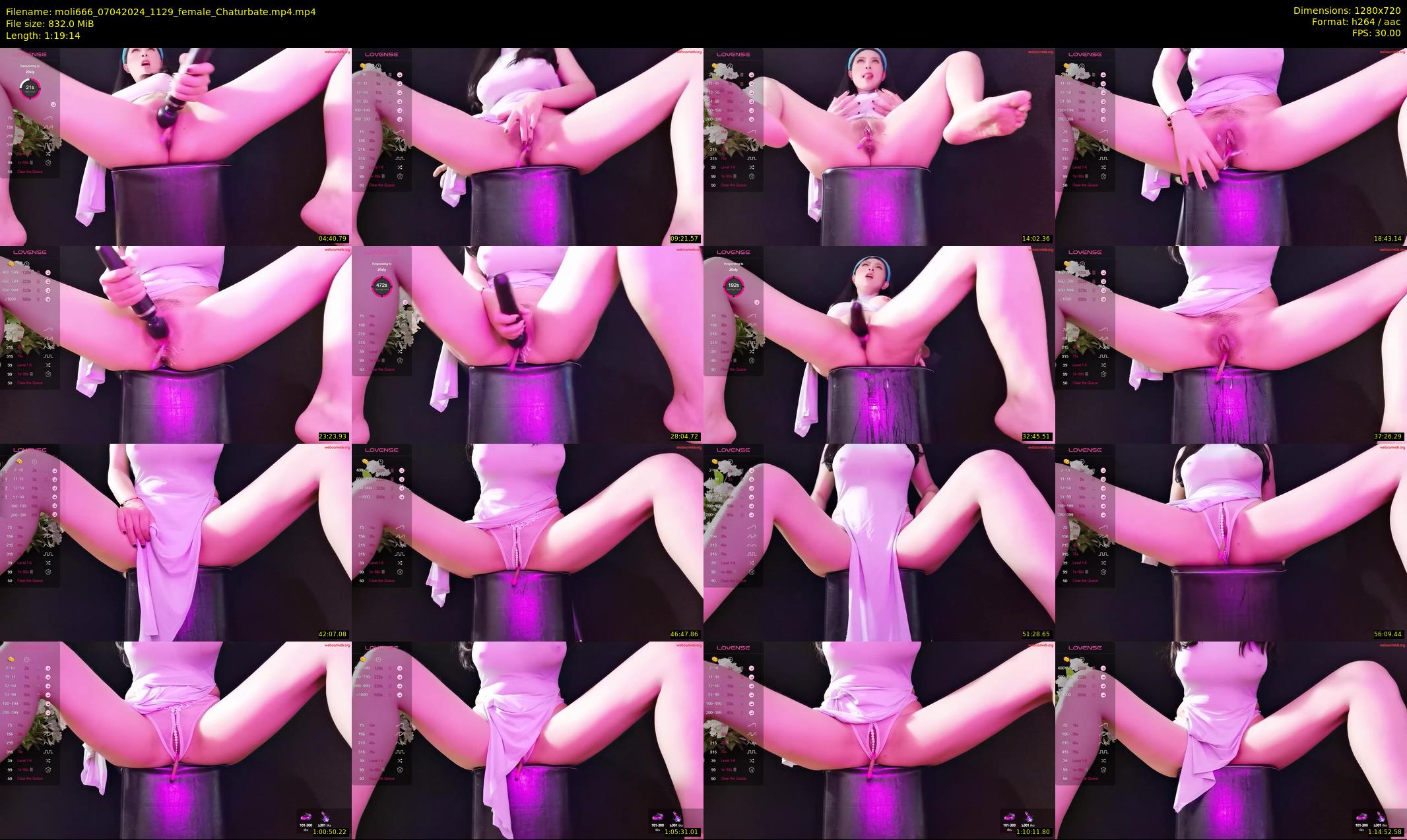 moli666 — 80 minute Chaturbate female cam show recording, 720p, Apr 7, 2024