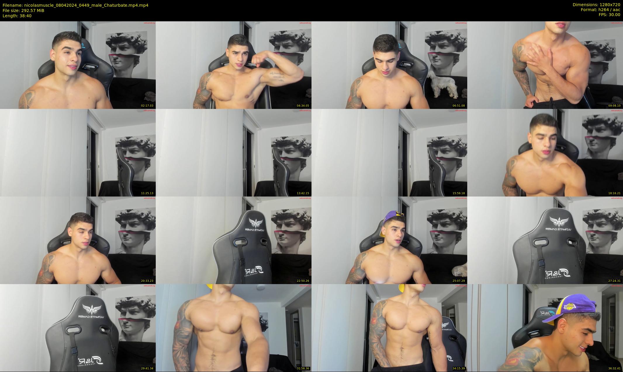 nicolasmuscle — 39 minute Chaturbate male cam show recording, 720p, Apr 8, 2024
