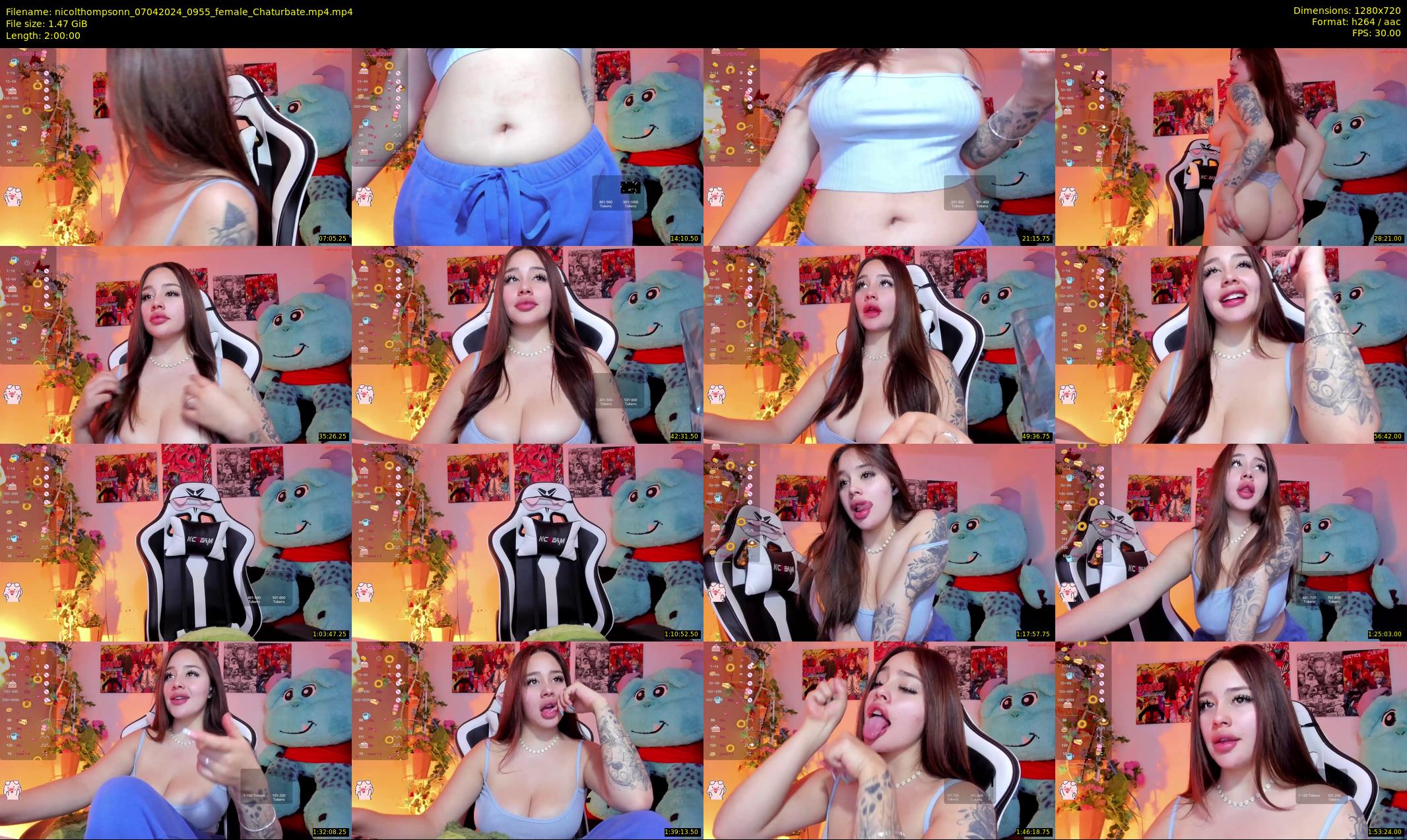 nicolthompsonn — 120 minute Chaturbate female cam show recording, 720p, Apr 7, 2024
