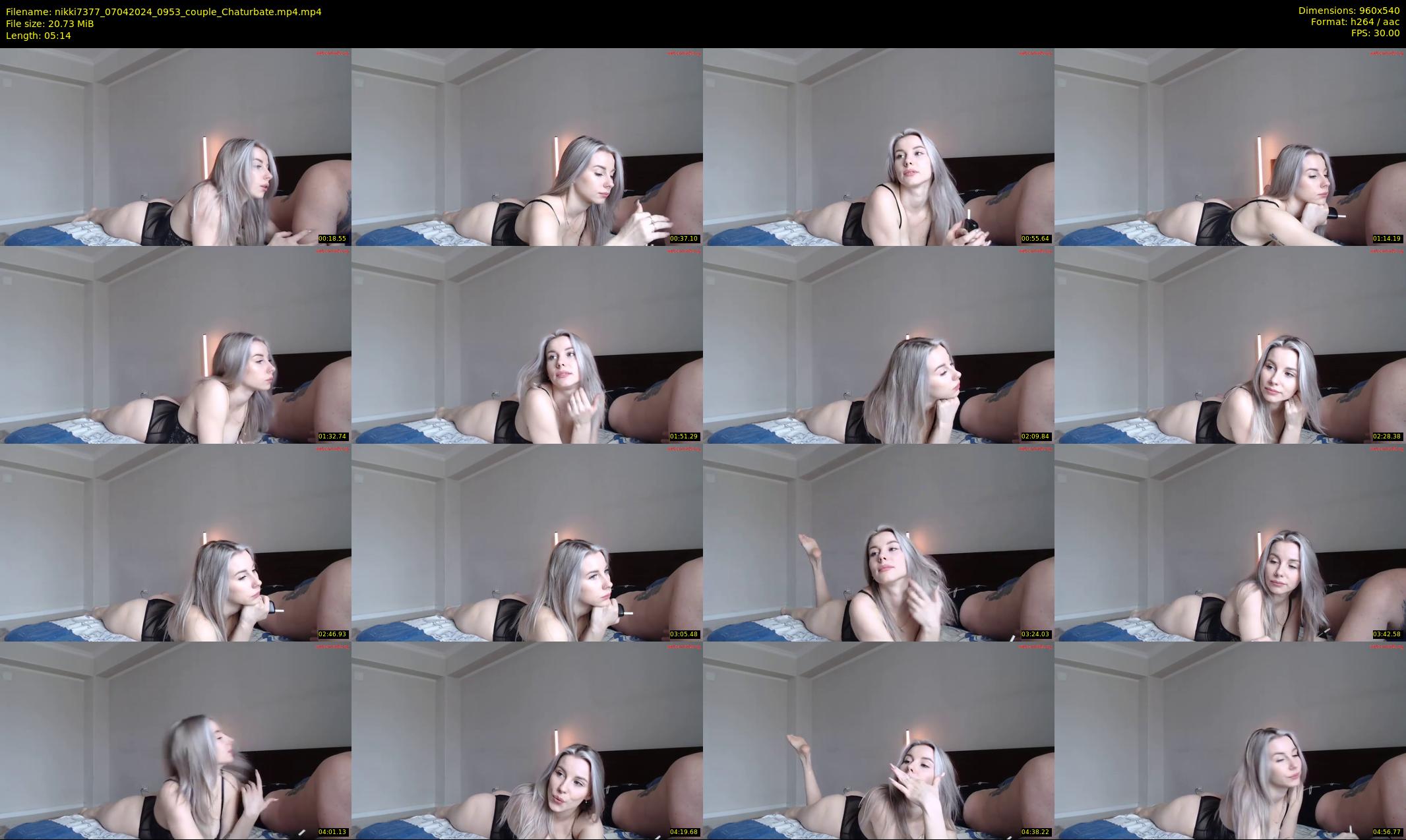 nikki7377 — 6 minute Chaturbate couple cam show recording, 480p, Apr 7, 2024