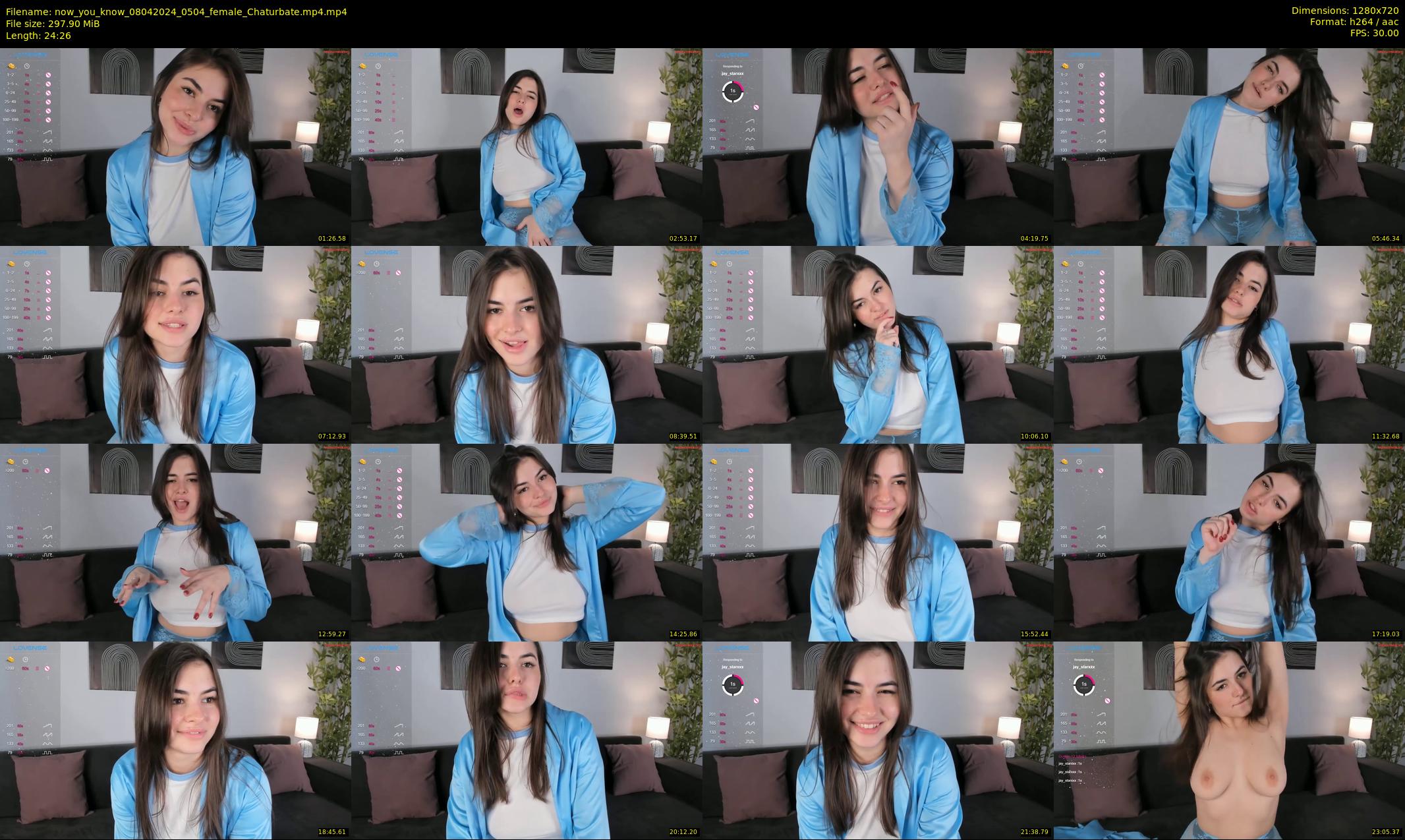 now_you_know — 25 minute Chaturbate female cam show recording, 720p, Apr 8, 2024