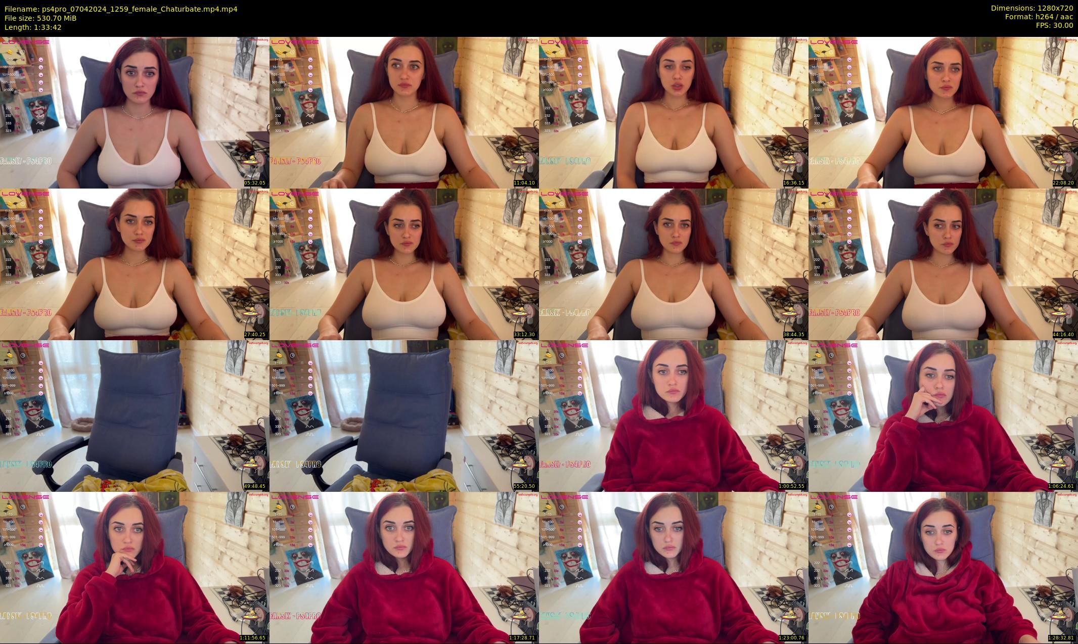 ps4pro — 94 minute Chaturbate female cam show recording, 720p, Apr 7, 2024