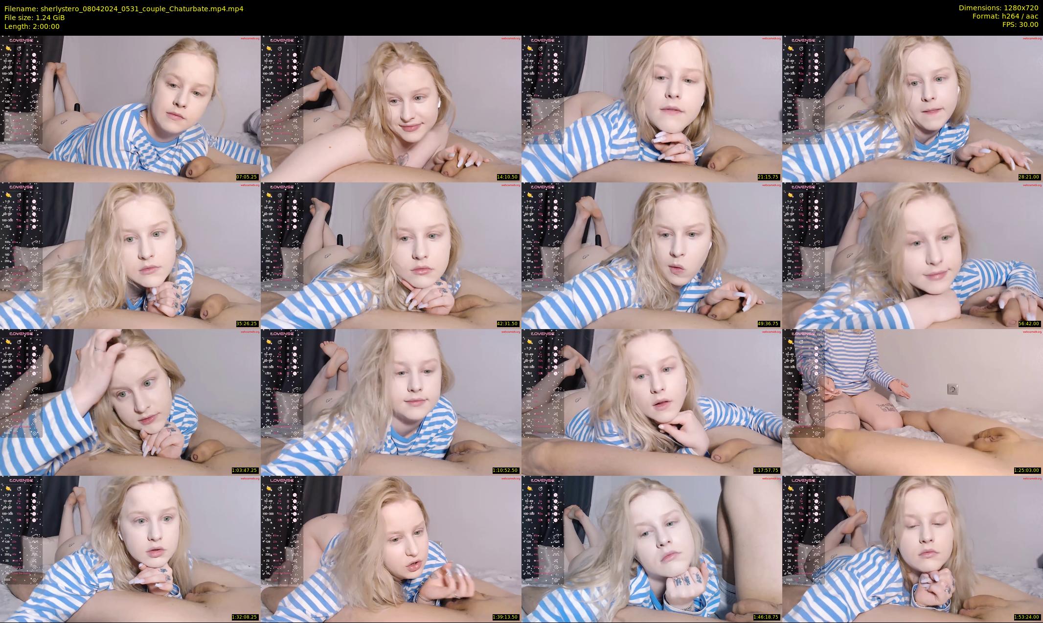 sherlystero — 120 minute Chaturbate couple cam show recording, 720p, Apr 8, 2024