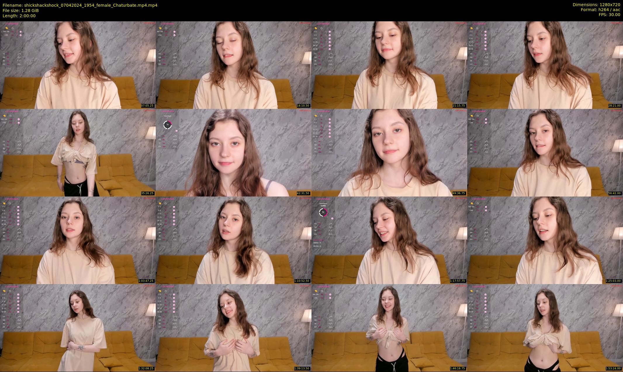 shickshackshock — 120 minute Chaturbate female cam show recording, 720p, Apr 7, 2024