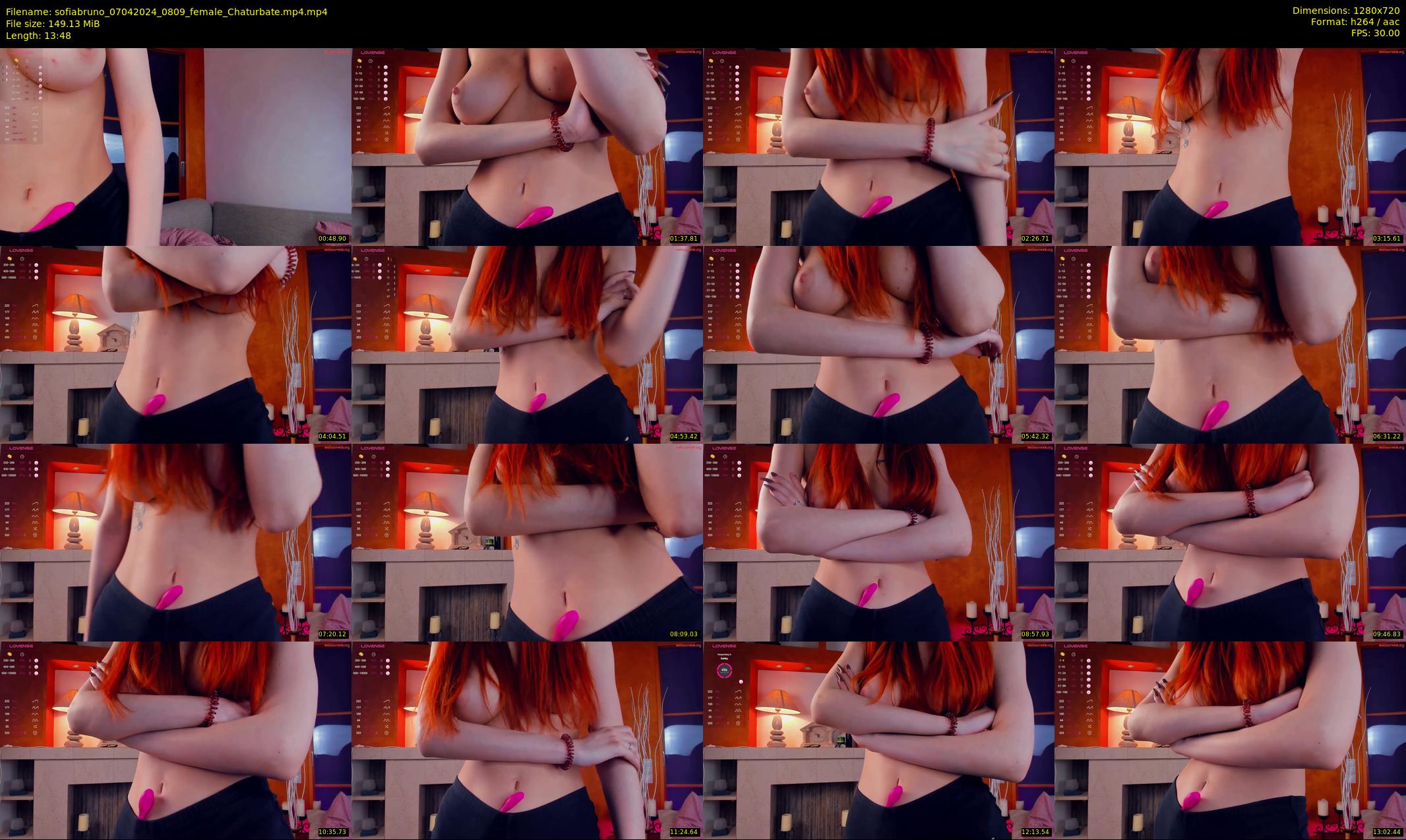 sofiabruno — 14 minute Chaturbate female cam show recording, 720p, Apr 7, 2024