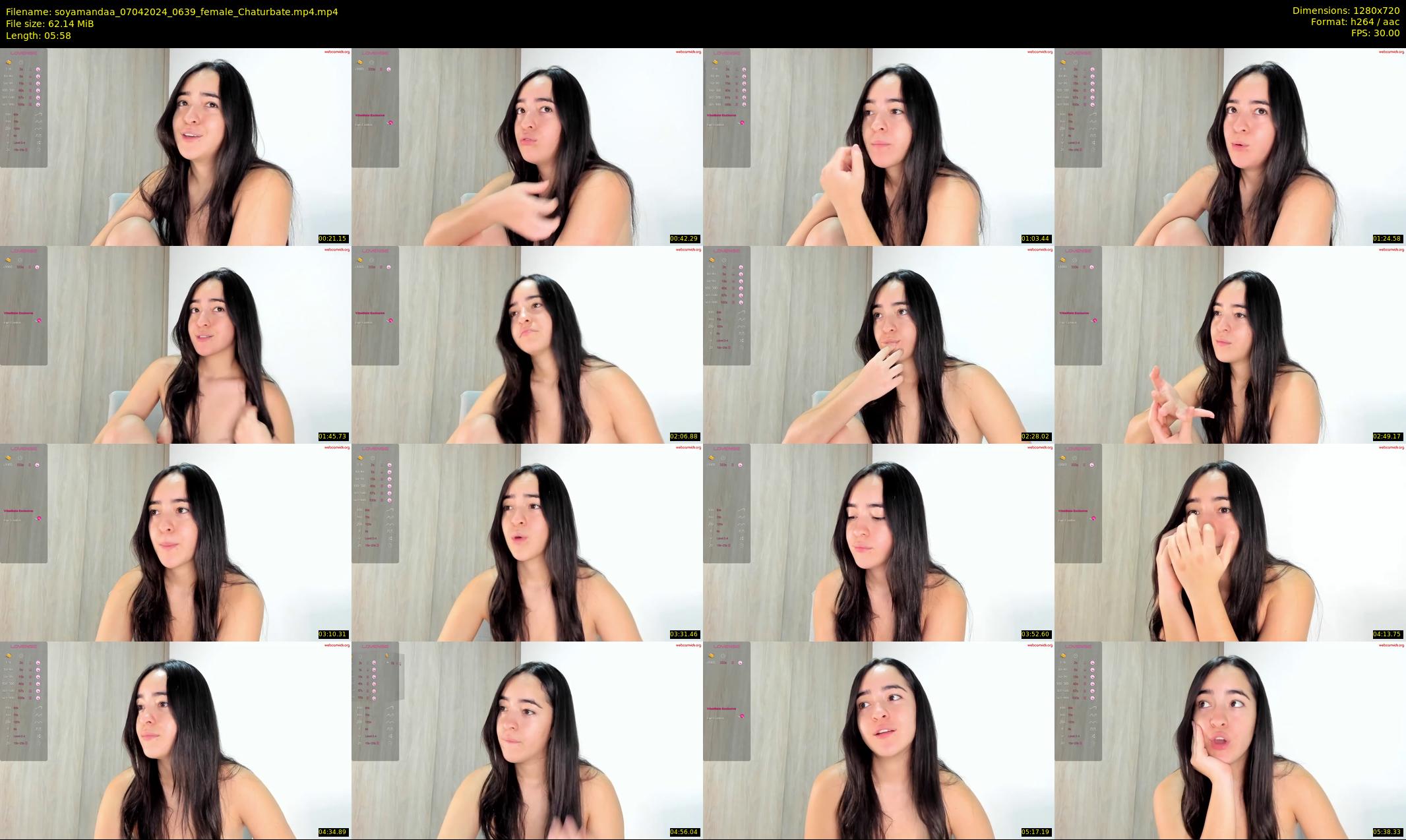 soyamandaa — 6 minute Chaturbate female cam show recording, 720p, Apr 7, 2024