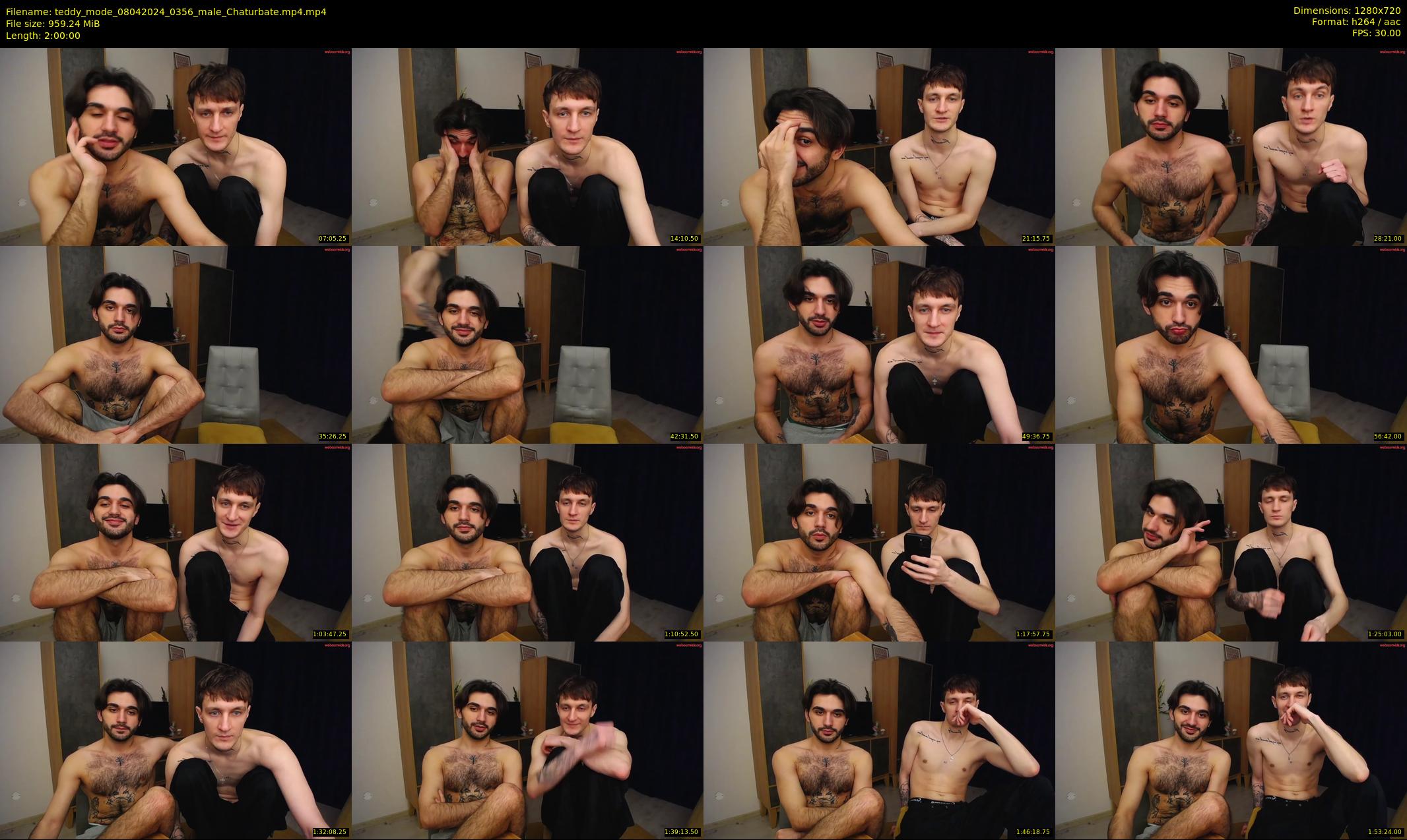 teddy_mode — 120 minute Chaturbate couple cam show recording, 720p, Apr 8, 2024
