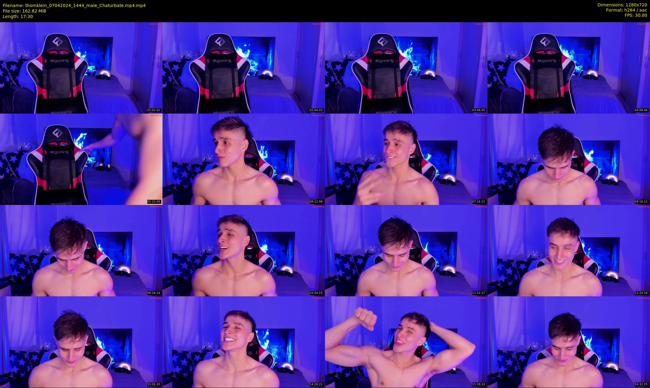 thomklein — 18 minute Chaturbate male cam show recording, 720p, Apr 7, 2024