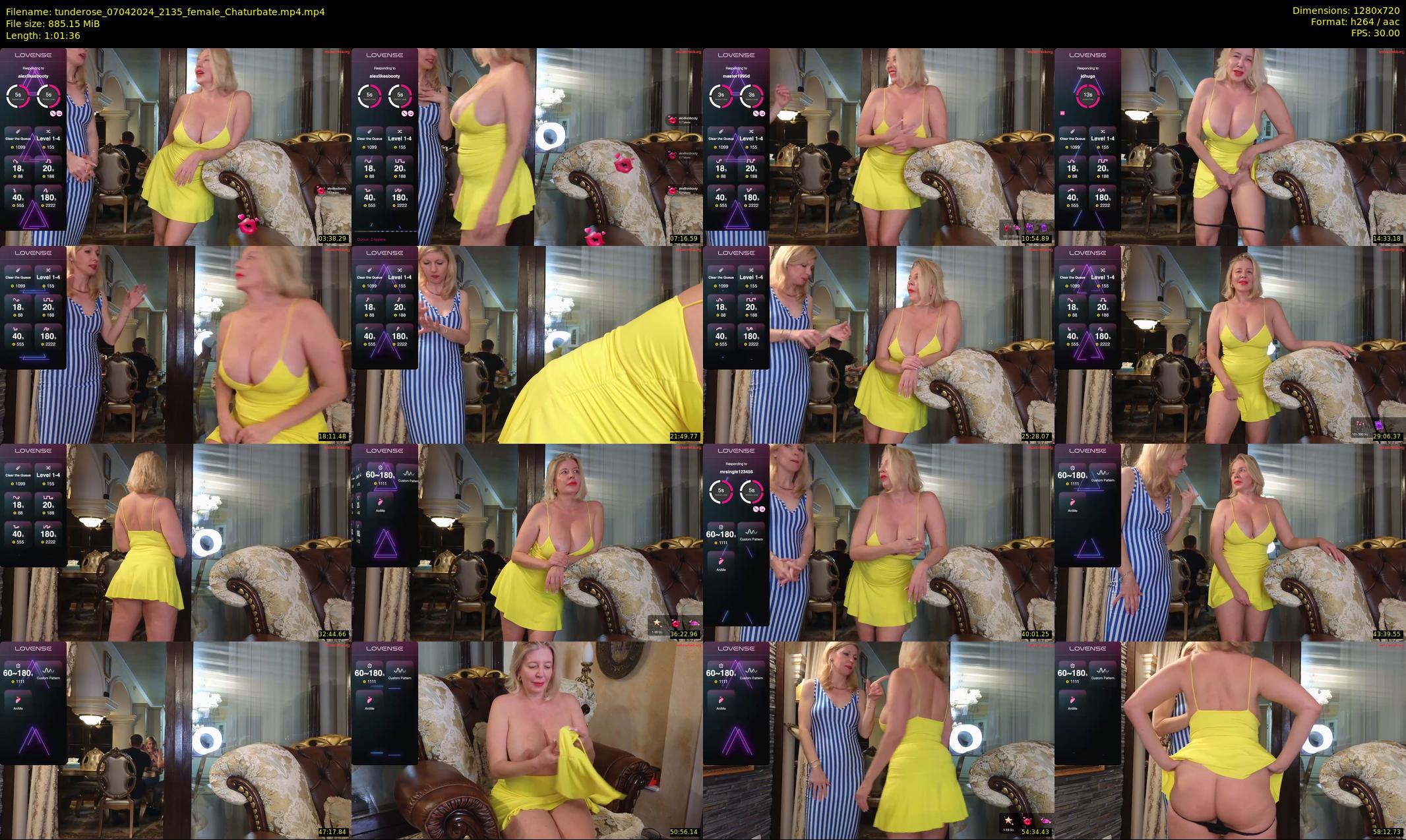 tunderose — 62 minute Chaturbate female cam show recording, 720p, Apr 7, 2024