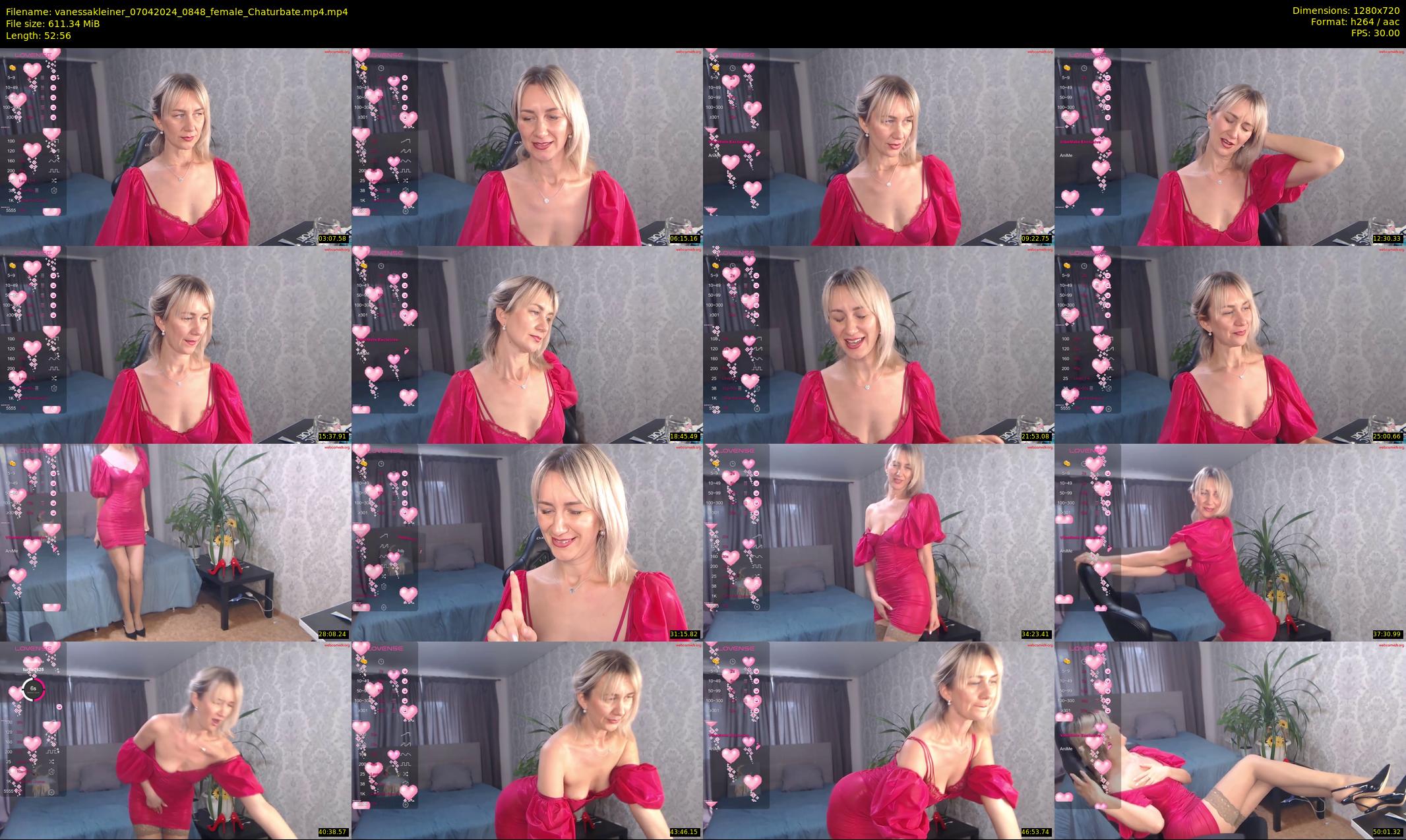 vanessakleiner — 53 minute Chaturbate female cam show recording, 720p, Apr 7, 2024