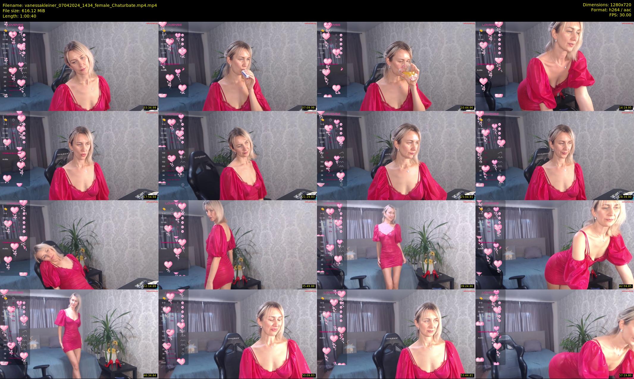 vanessakleiner — 61 minute Chaturbate female cam show recording, 720p, Apr 7, 2024