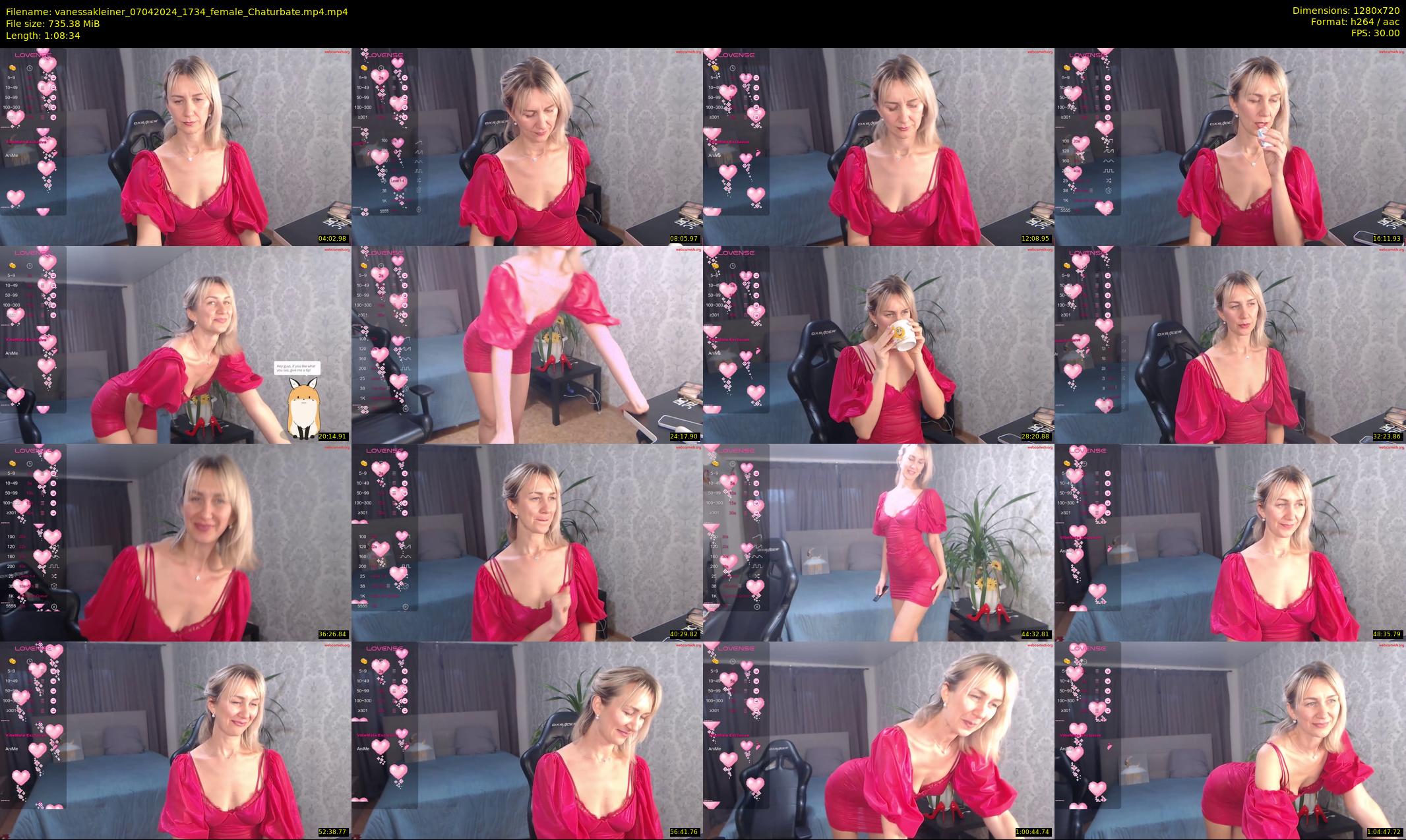 vanessakleiner — 69 minute Chaturbate female cam show recording, 720p, Apr 7, 2024