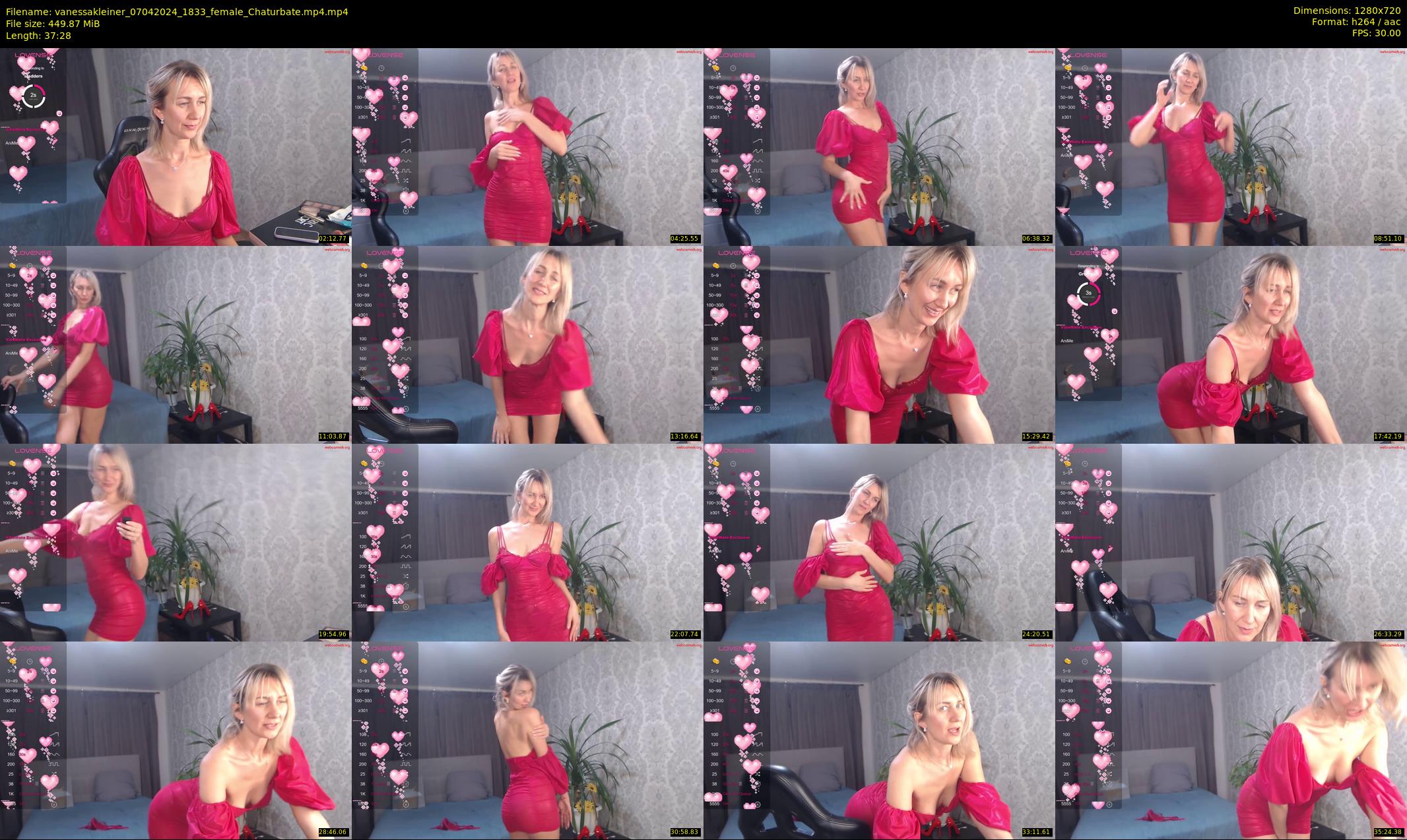 vanessakleiner — 38 minute Chaturbate female cam show recording, 720p, Apr 7, 2024