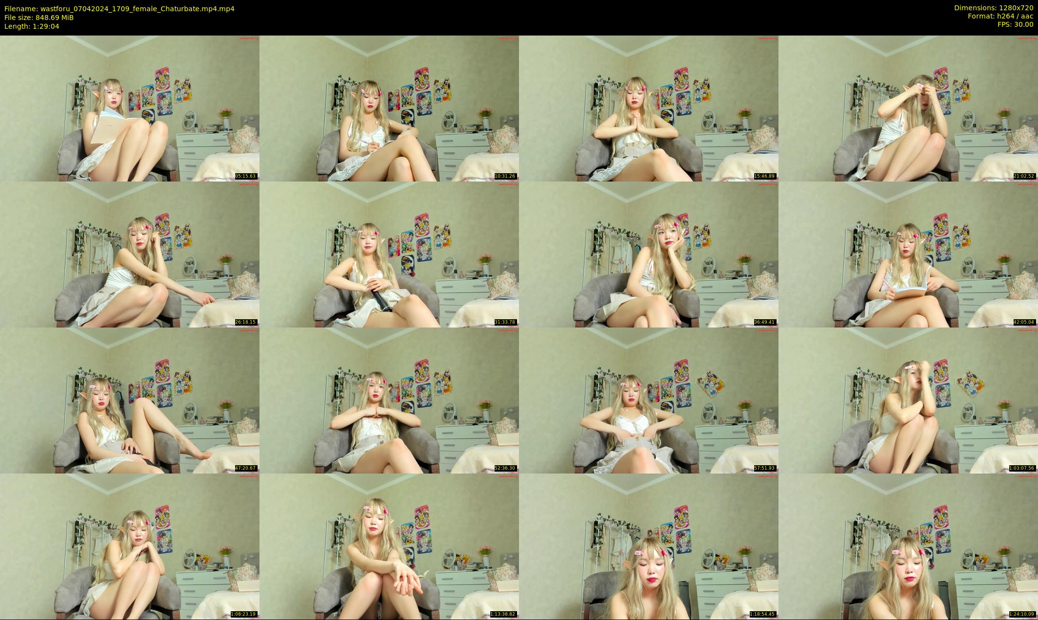 wastforu — 90 minute Chaturbate female cam show recording, 720p, Apr 7, 2024