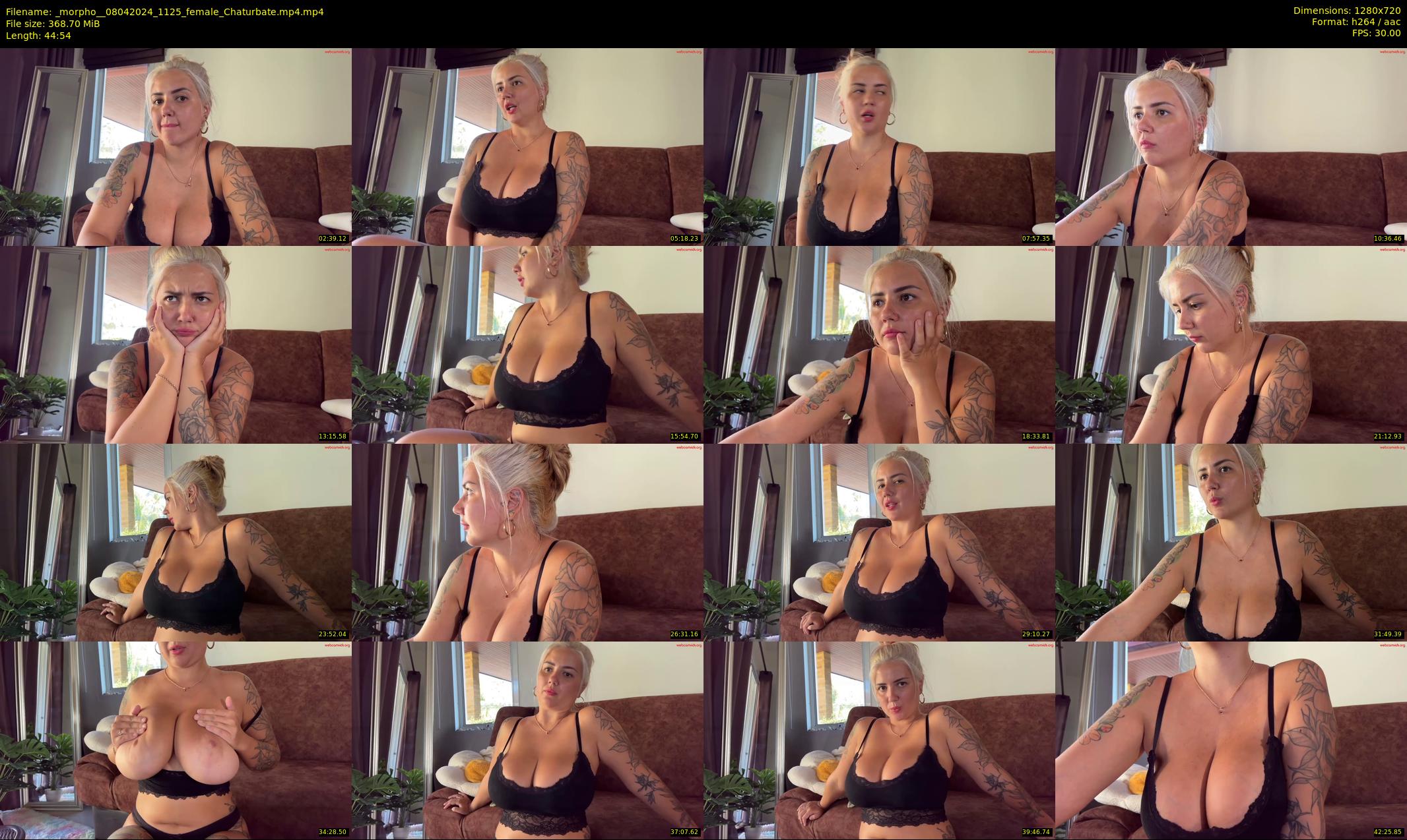 _morpho_ — 45 minute Chaturbate female cam show recording, 720p, Apr 8, 2024