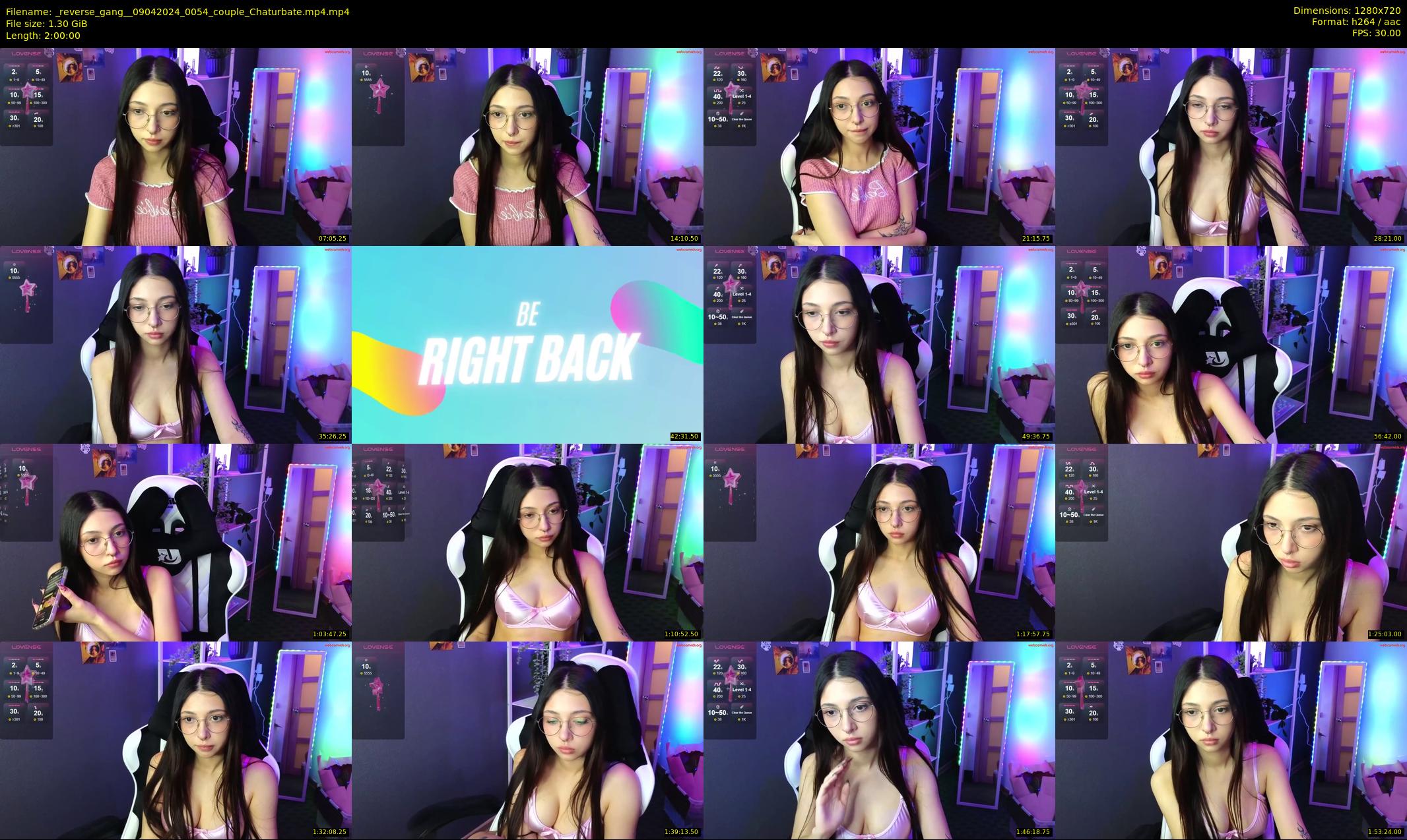 _reverse_gang_ — 120 minute Chaturbate couple cam show recording, 720p, Apr 9, 2024