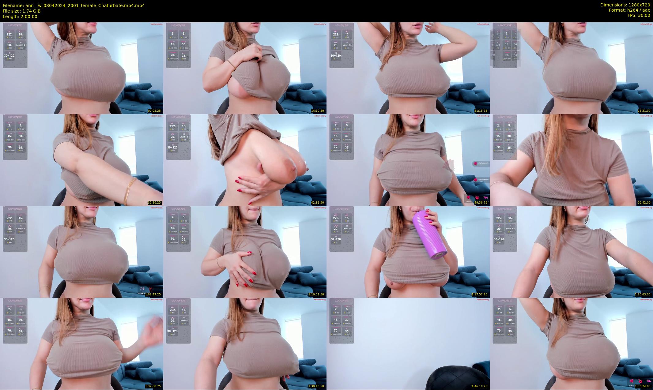 ann__w — 120 minute Chaturbate female cam show recording, 720p, Apr 8, 2024