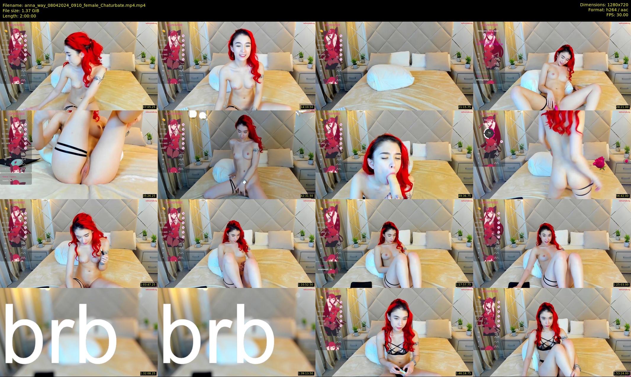 anna_way — 120 minute Chaturbate female cam show recording, 720p, Apr 8, 2024