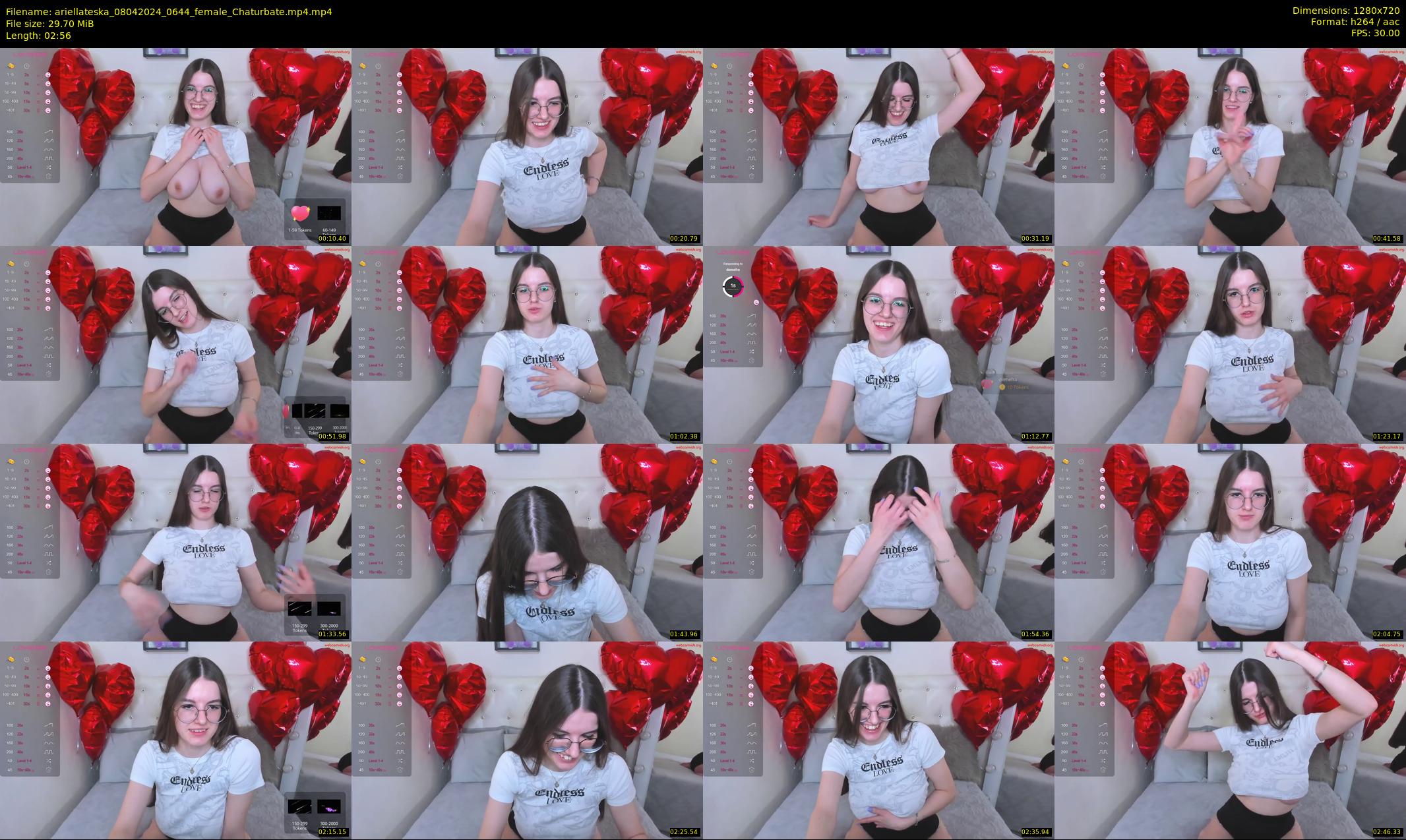 ariellateska — 3 minute Chaturbate female cam show recording, 720p, Apr 8, 2024