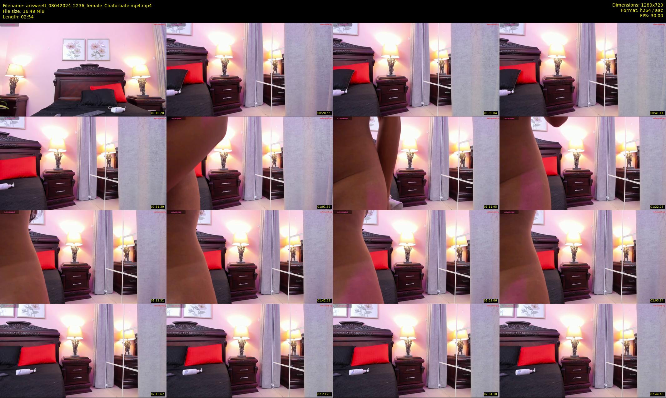arisweett — 3 minute Chaturbate female cam show recording, 720p, Apr 8, 2024