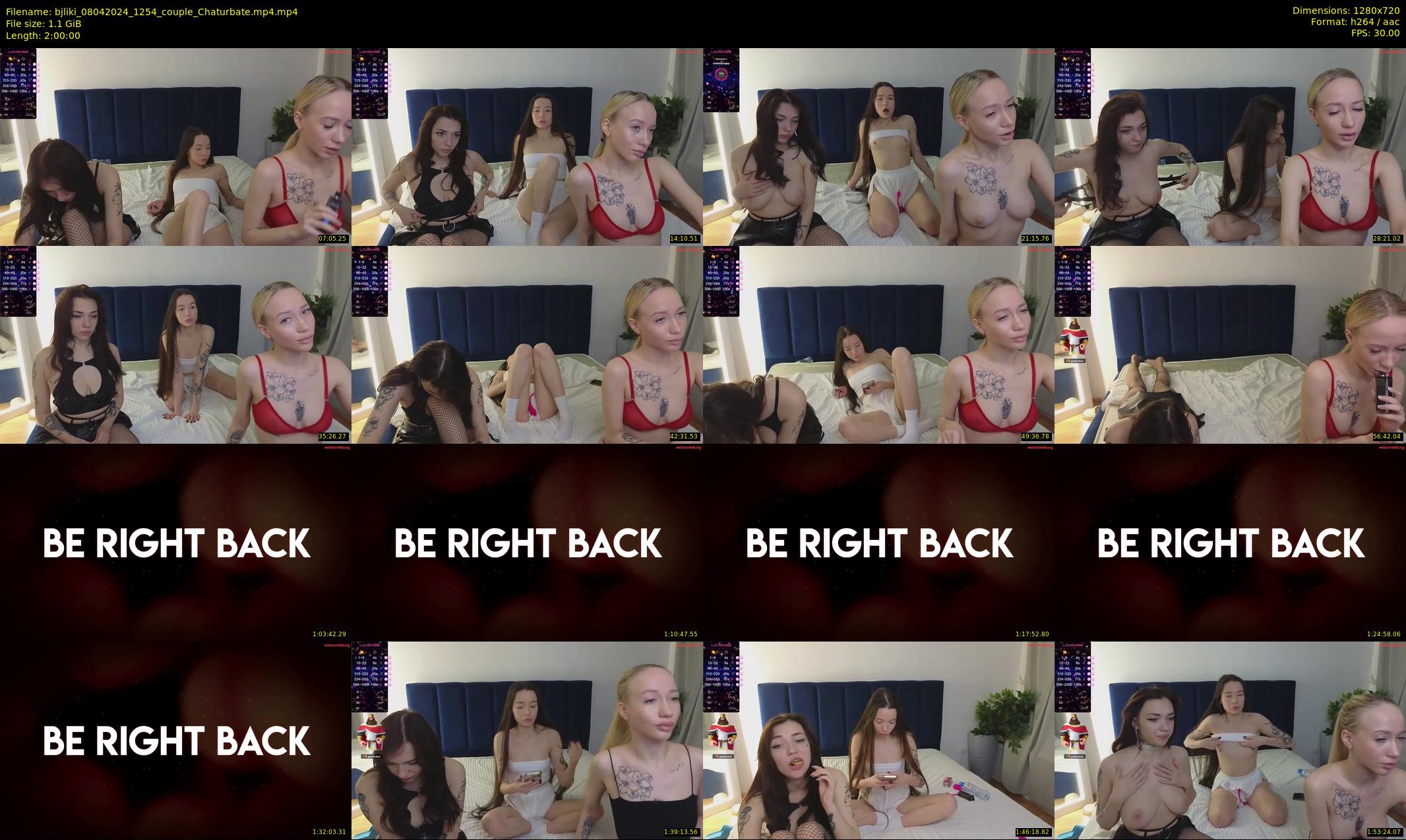 bjliki — 120 minute Chaturbate couple cam show recording, 720p, Apr 8, 2024