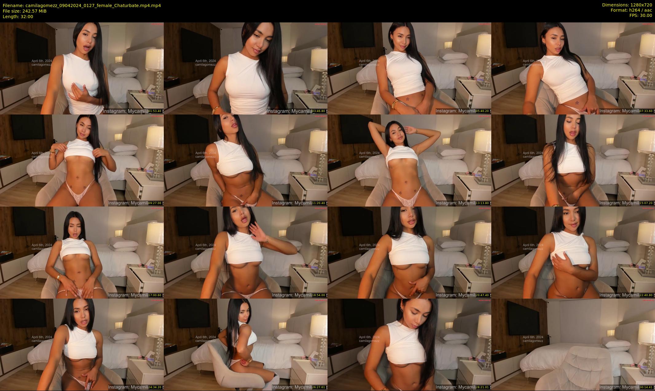 camilagomezz — 32 minute Chaturbate female cam show recording, 720p, Apr 9, 2024