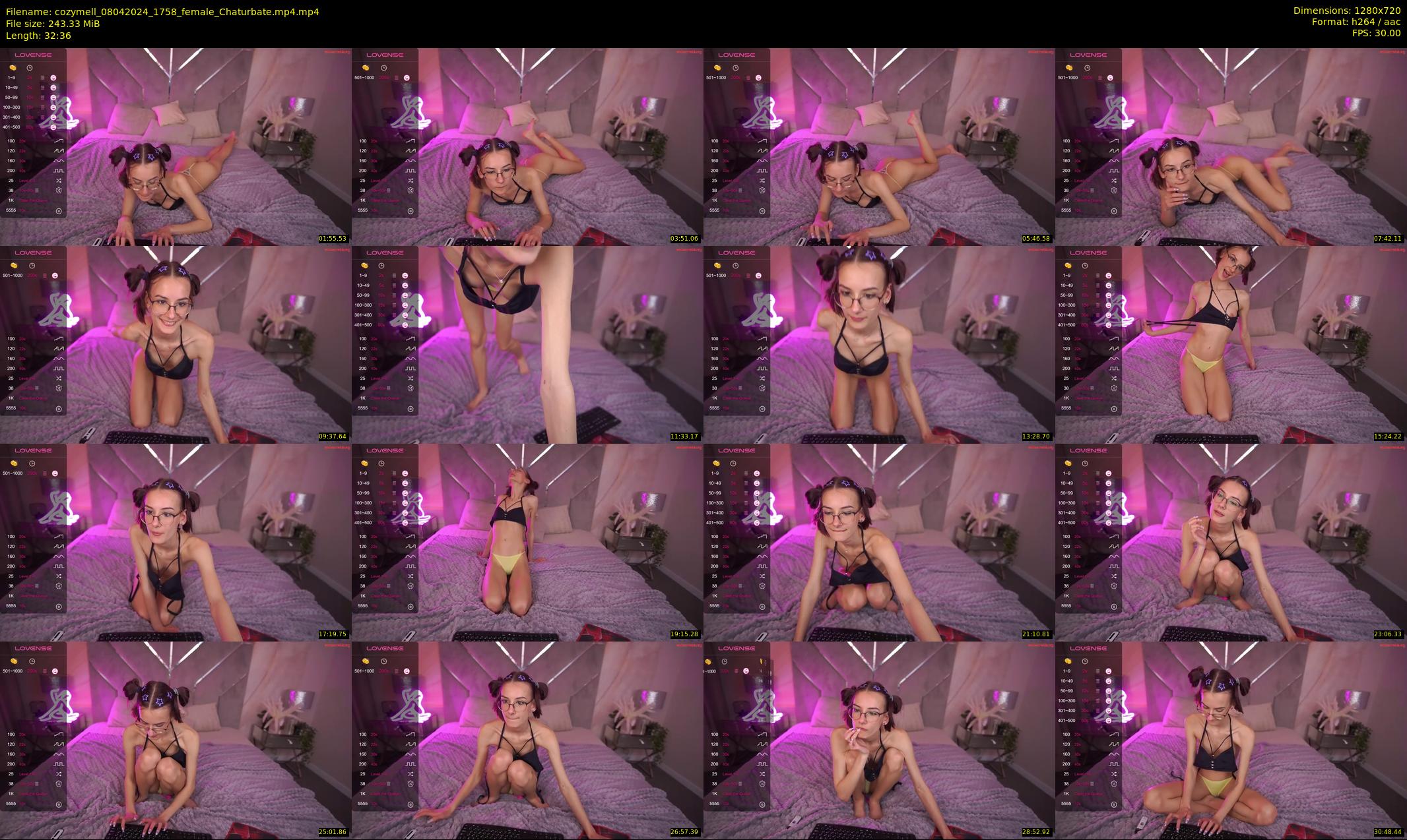 cozymell — 33 minute Chaturbate female cam show recording, 720p, Apr 8, 2024