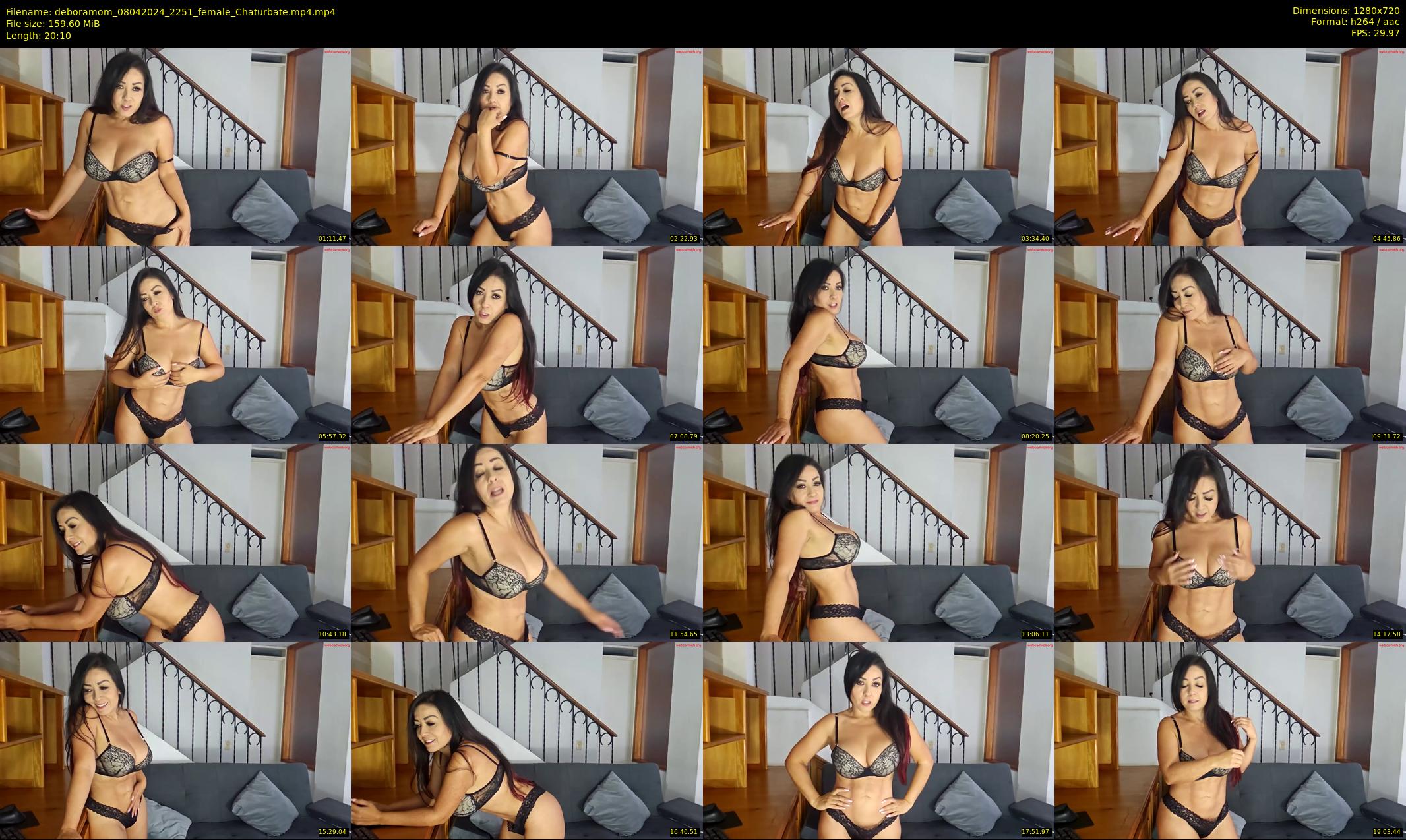 deboramom — 21 minute Chaturbate female cam show recording, 720p, Apr 8, 2024