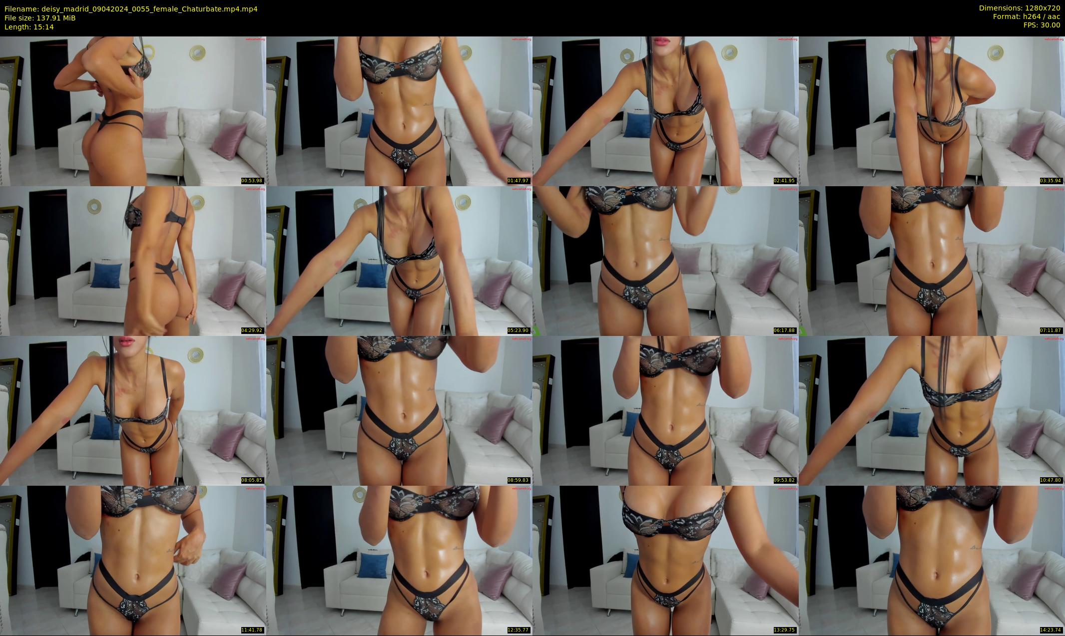 deisy_madrid — 16 minute Chaturbate female cam show recording, 720p, Apr 9, 2024
