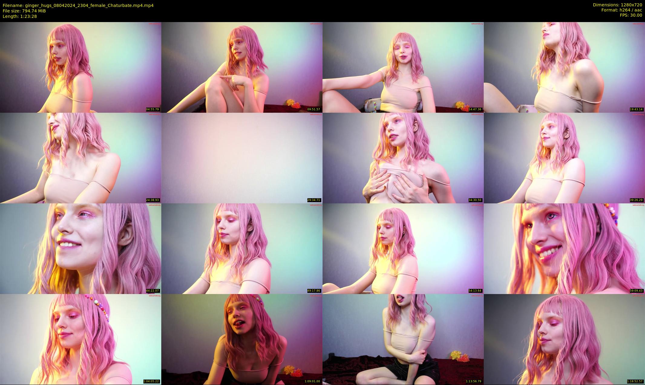ginger_hugs — 84 minute Chaturbate female cam show recording, 720p, Apr 8, 2024
