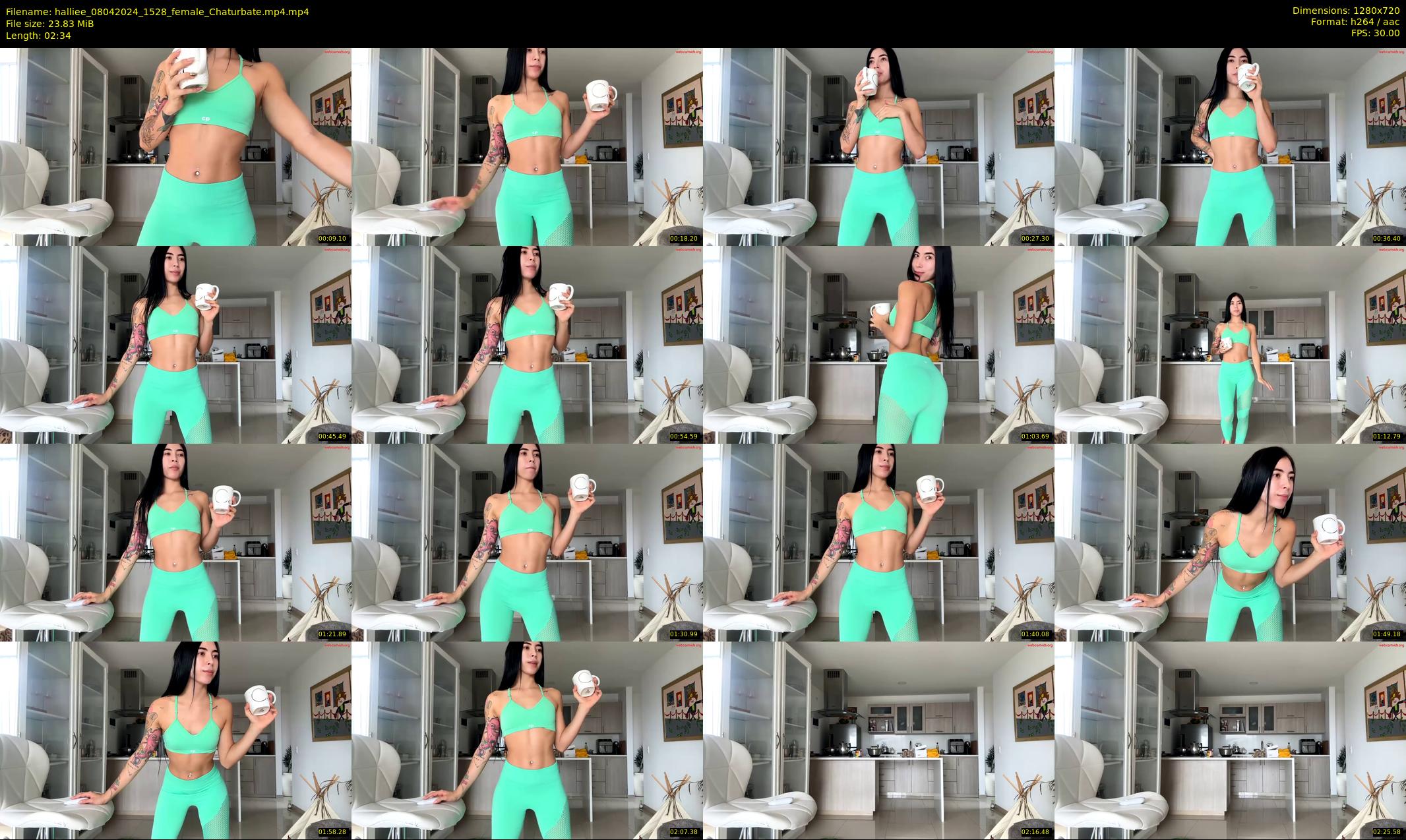 halliee — 3 minute Chaturbate couple cam show recording, 720p, Apr 8, 2024