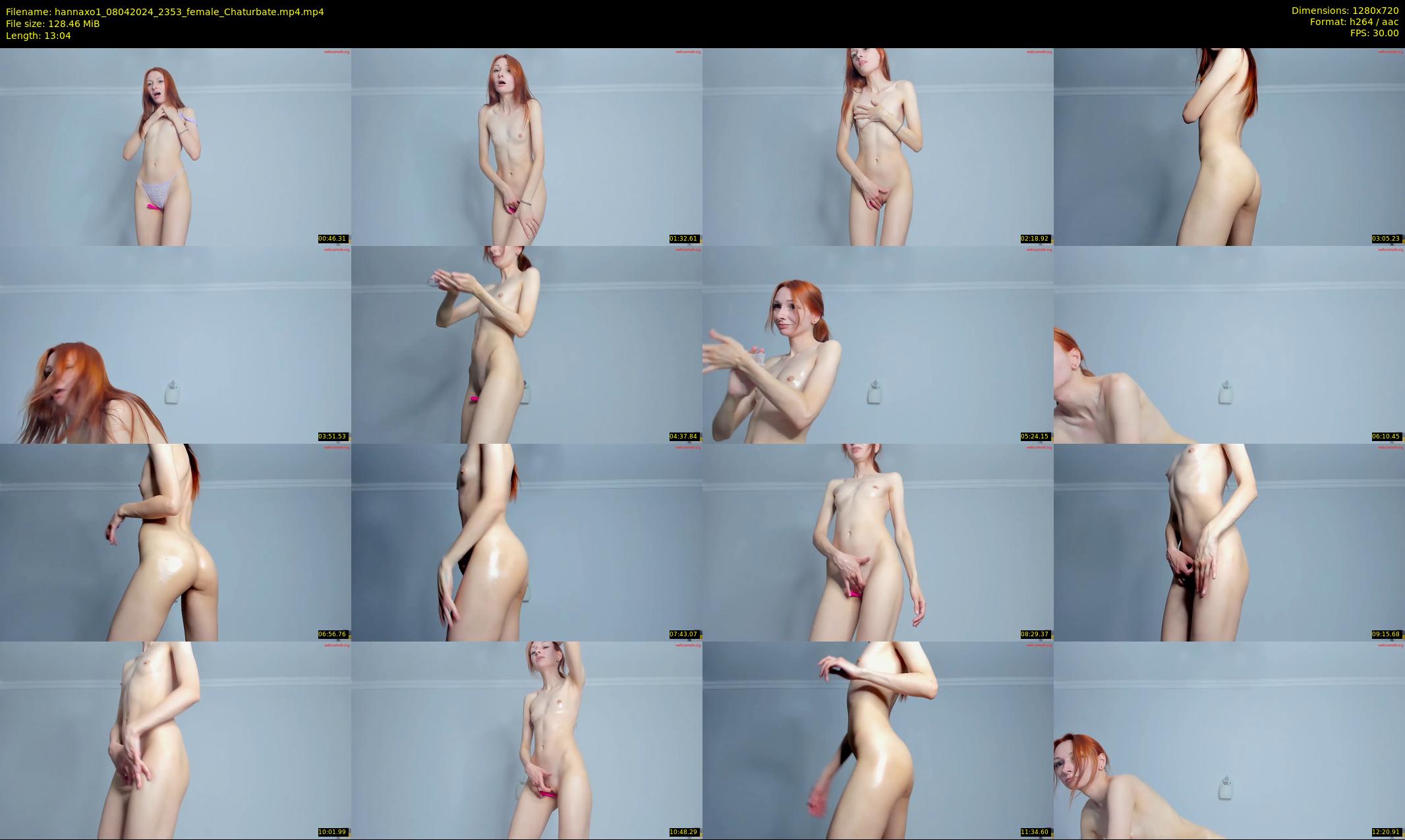hannaxo1 — 14 minute Chaturbate female cam show recording, 720p, Apr 8, 2024
