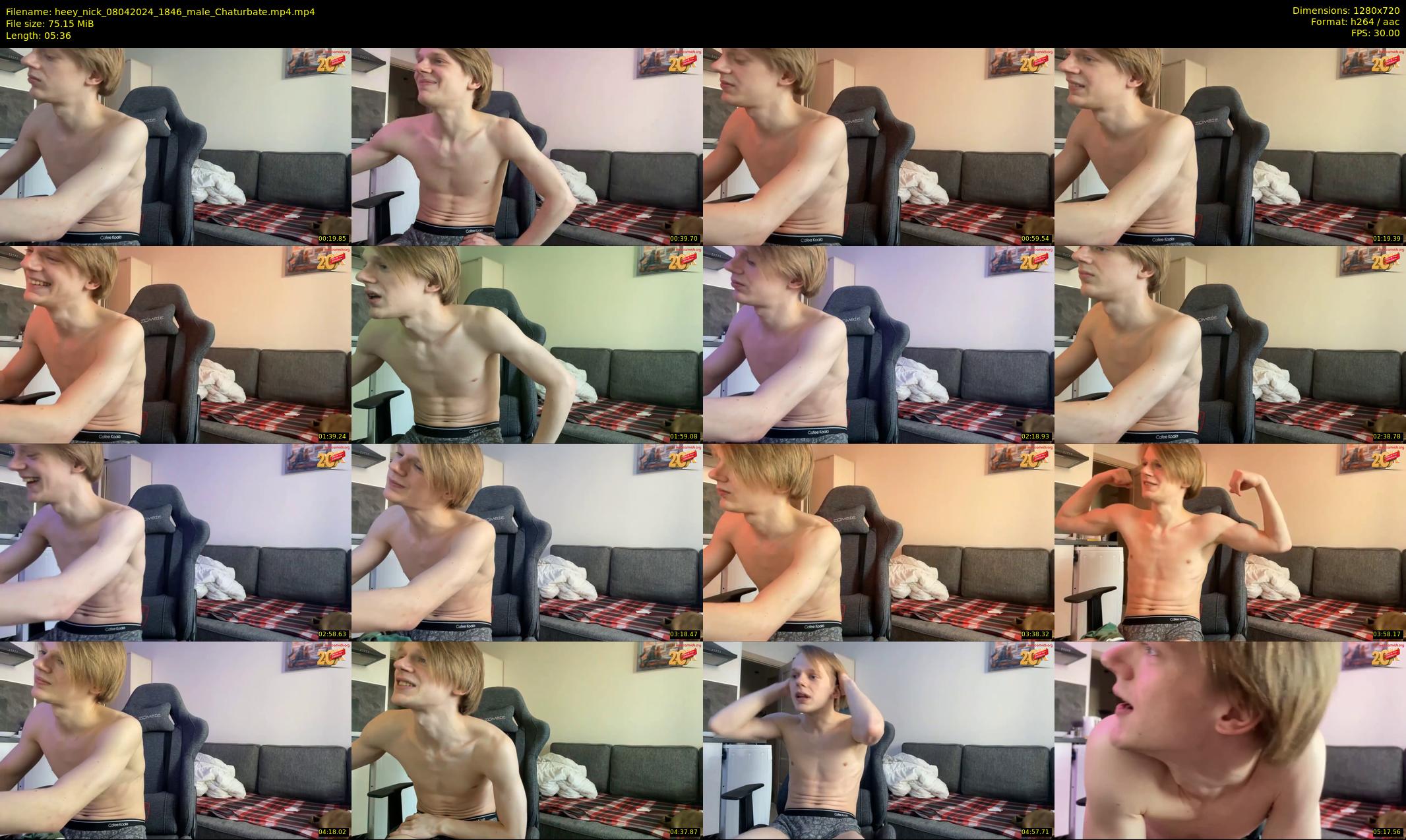 heey_nick — 6 minute Chaturbate male cam show recording, 720p, Apr 8, 2024