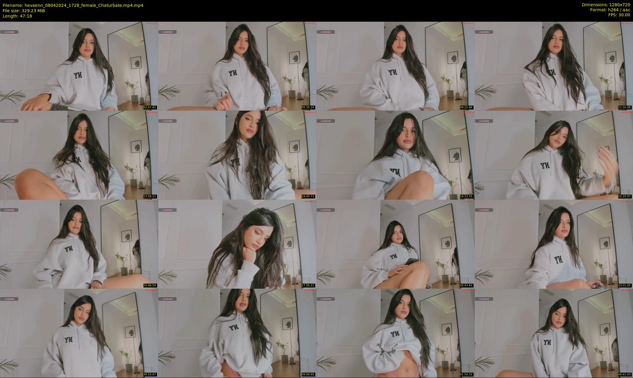 hevaenn — 48 minute Chaturbate female cam show recording, 720p, Apr 8, 2024