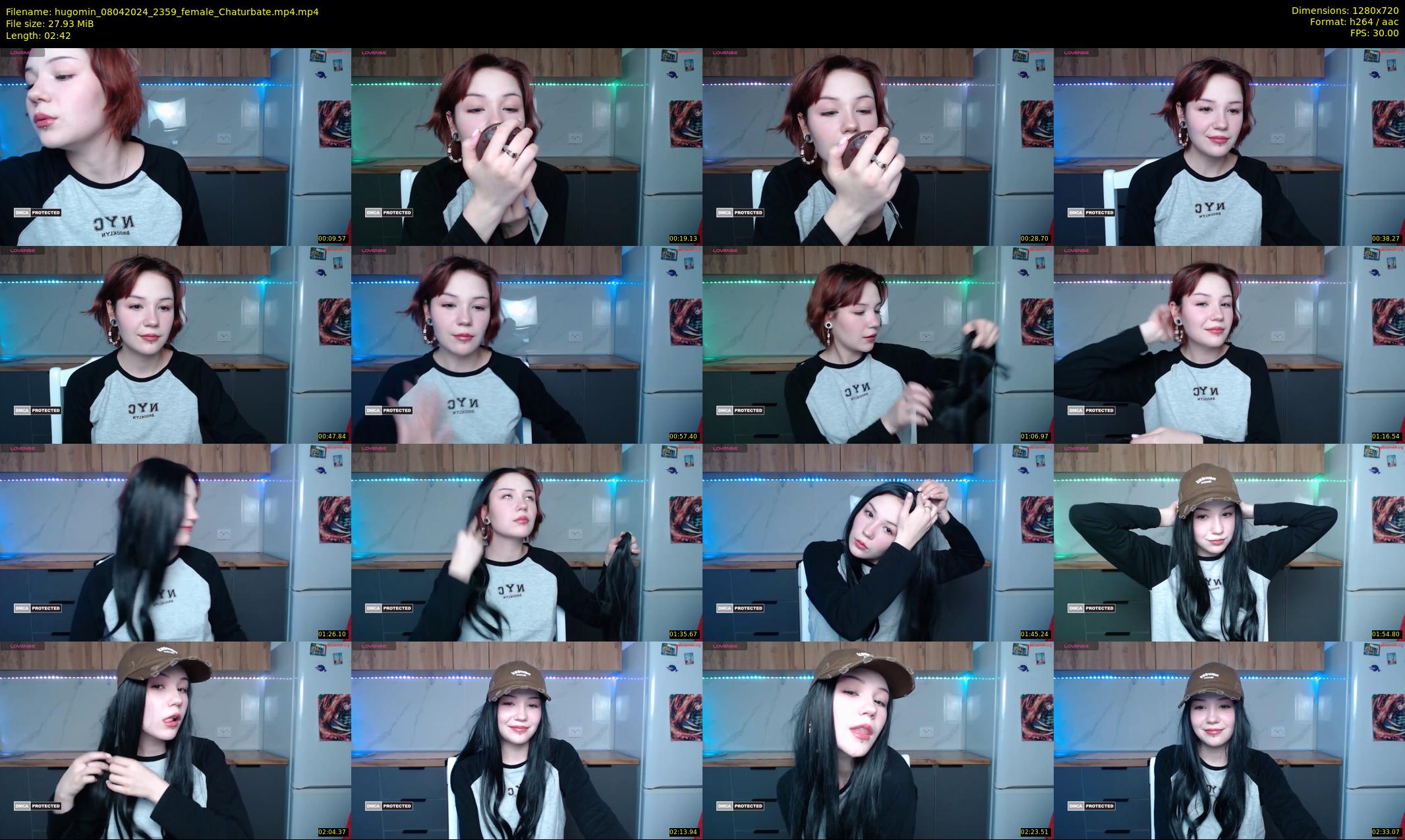 hugomin — 3 minute Chaturbate female cam show recording, 720p, Apr 8, 2024