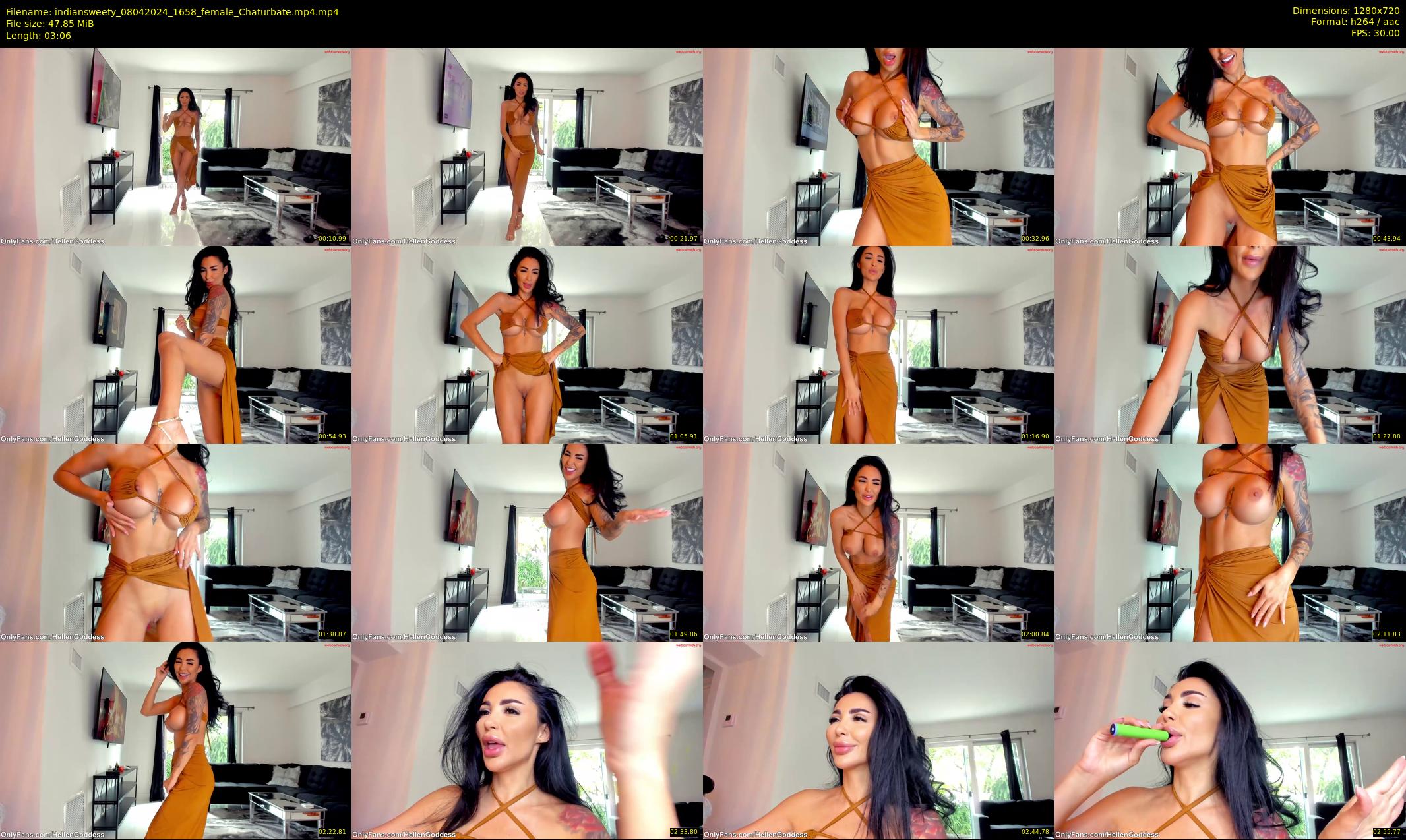 indiansweety — 4 minute Chaturbate female cam show recording, 720p, Apr 8, 2024