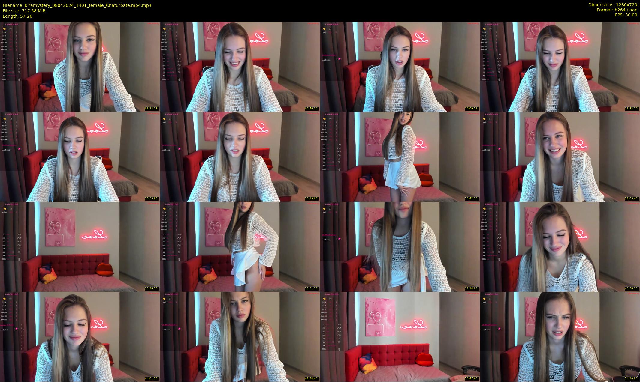 kiramystery — 58 minute Chaturbate female cam show recording, 720p, Apr 8, 2024