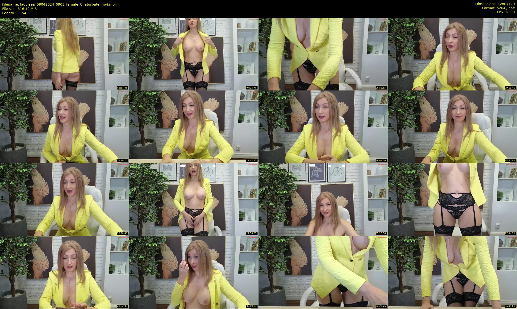ladyleea — 39 minute Chaturbate female cam show recording, 720p, Apr 8, 2024