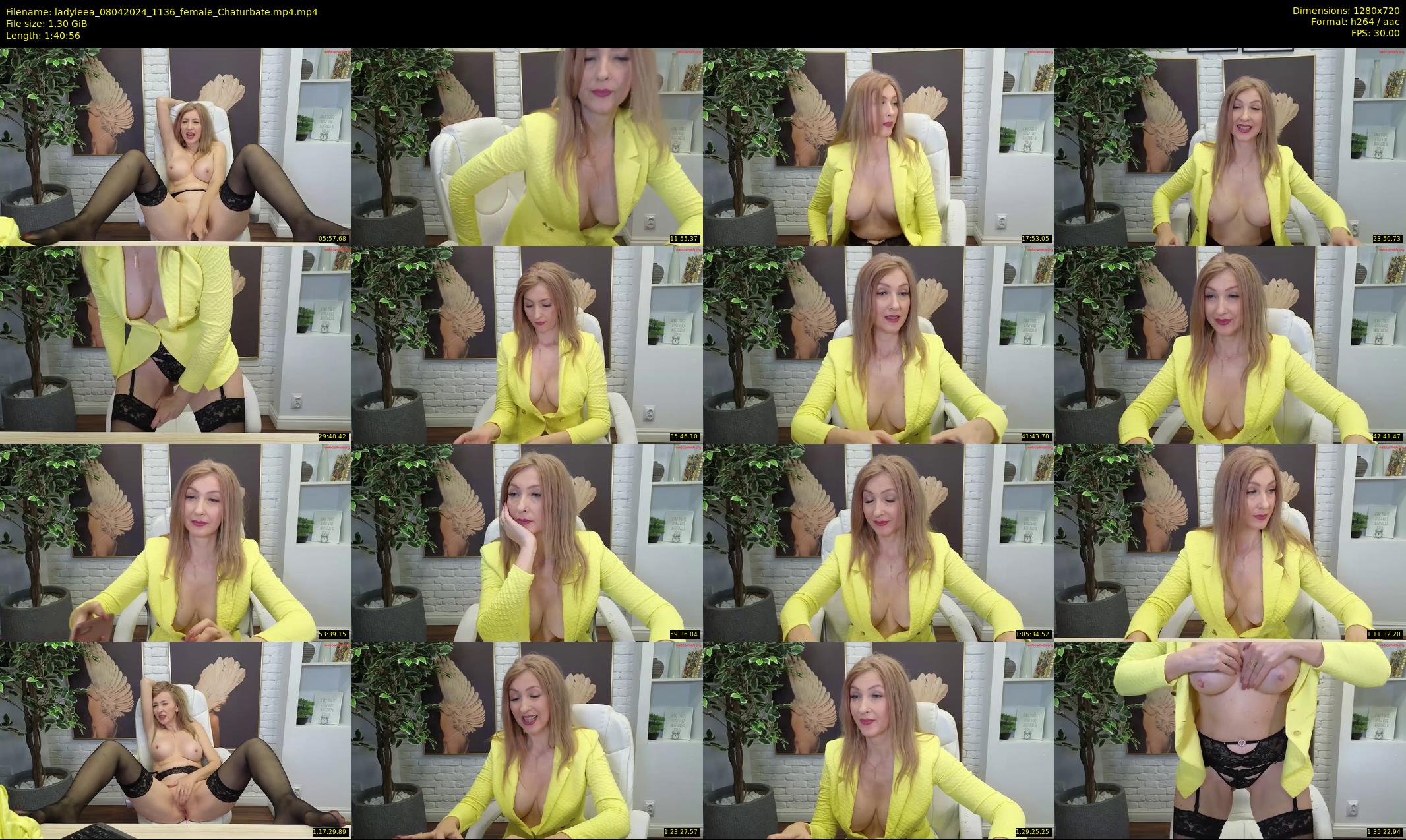 ladyleea — 101 minute Chaturbate female cam show recording, 720p, Apr 8, 2024
