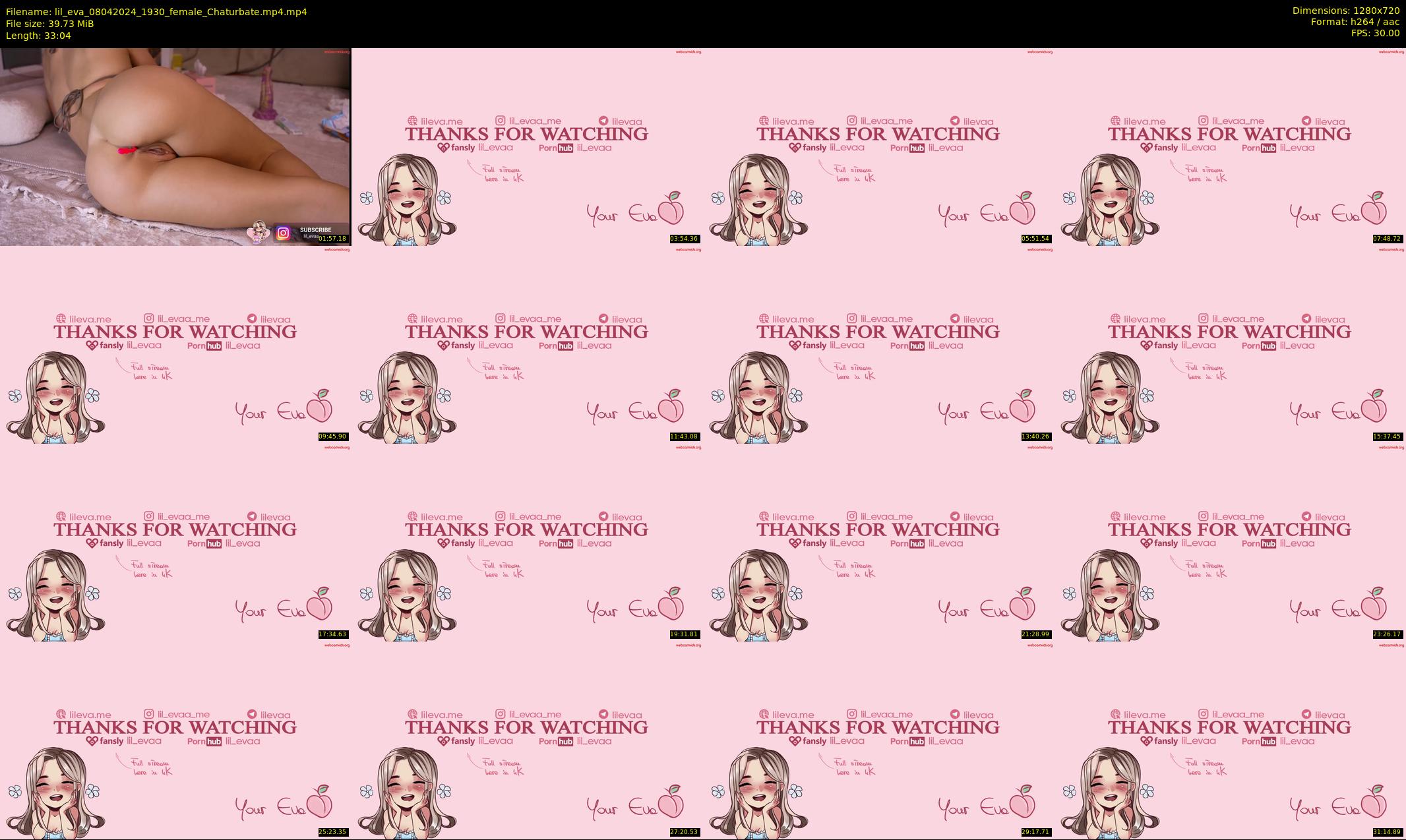 lil_eva — 34 minute Chaturbate female cam show recording, 720p, Apr 8, 2024