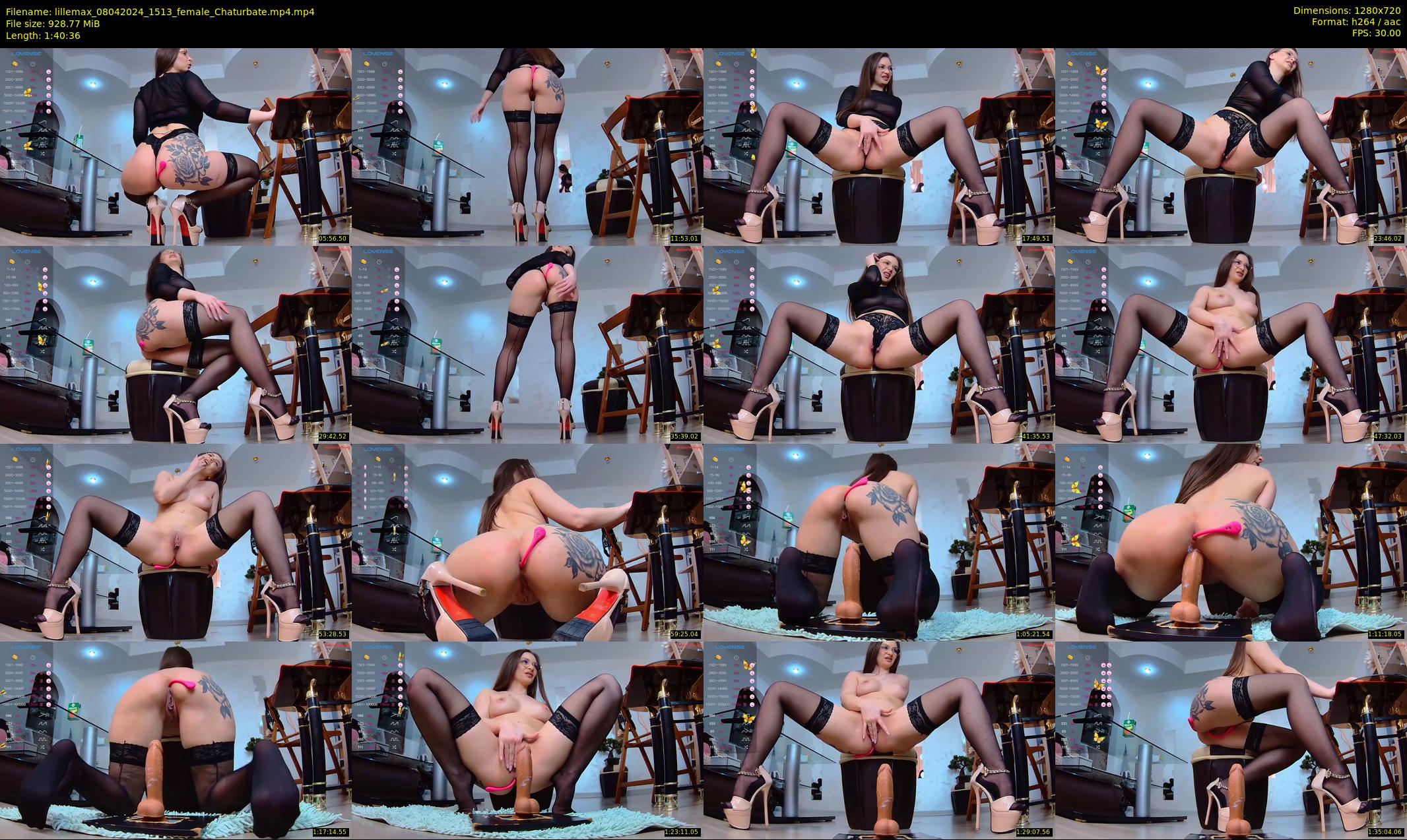 lillemax — 101 minute Chaturbate female cam show recording, 720p, Apr 8, 2024