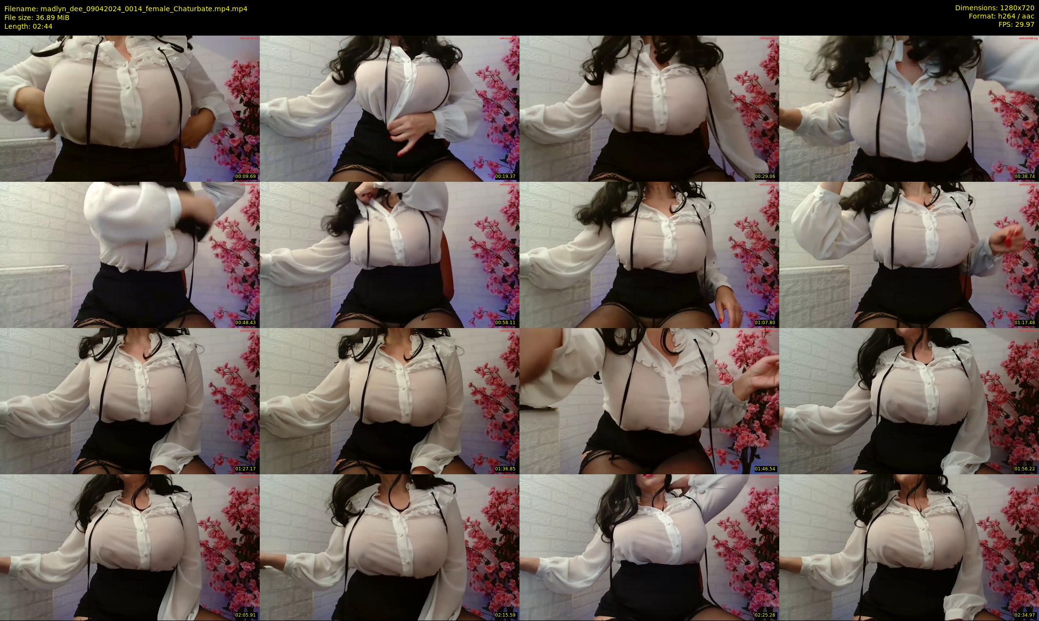 madlyn_dee — 3 minute Chaturbate female cam show recording, 720p, Apr 9, 2024