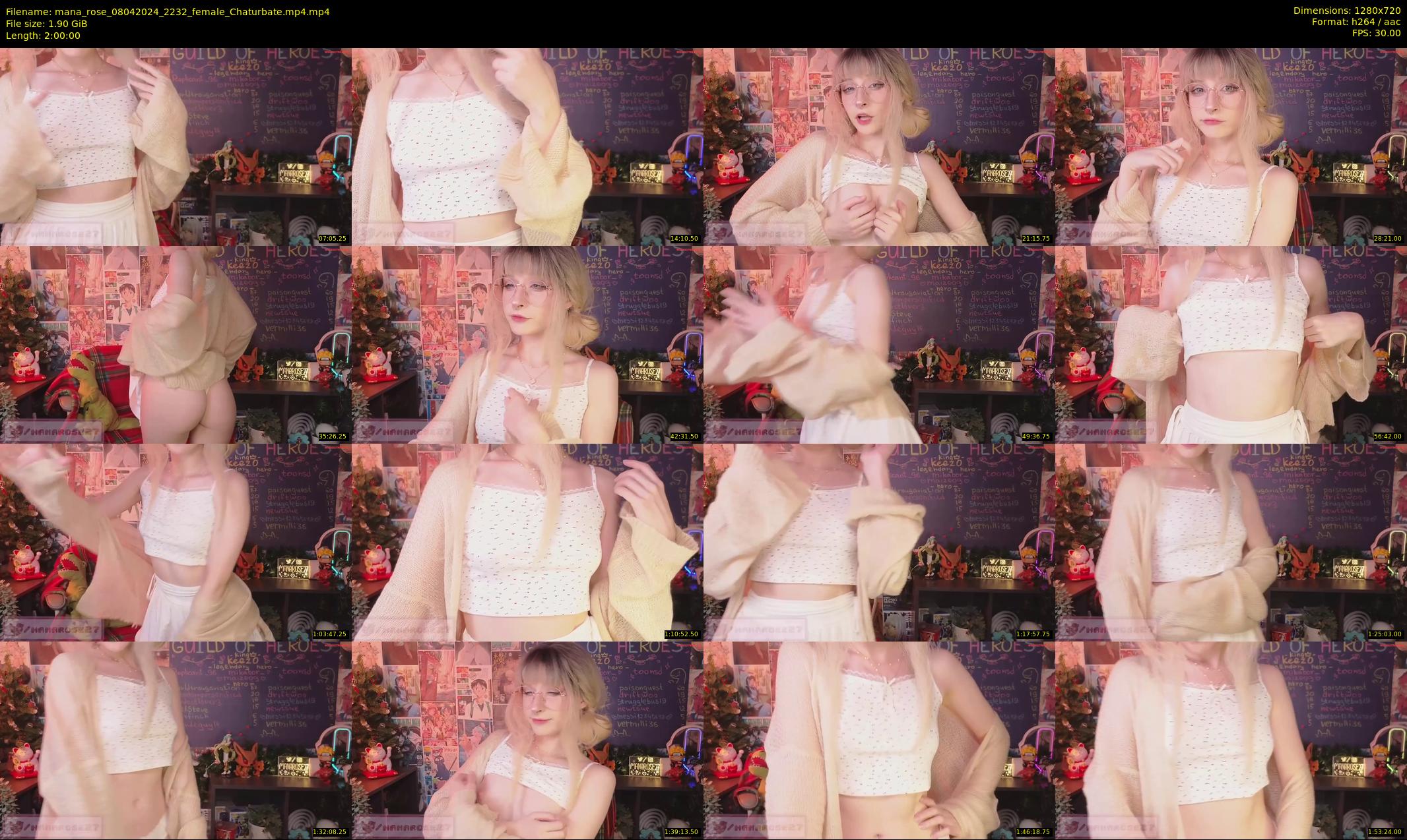 mana_rose — 120 minute Chaturbate female cam show recording, 720p, Apr 8, 2024