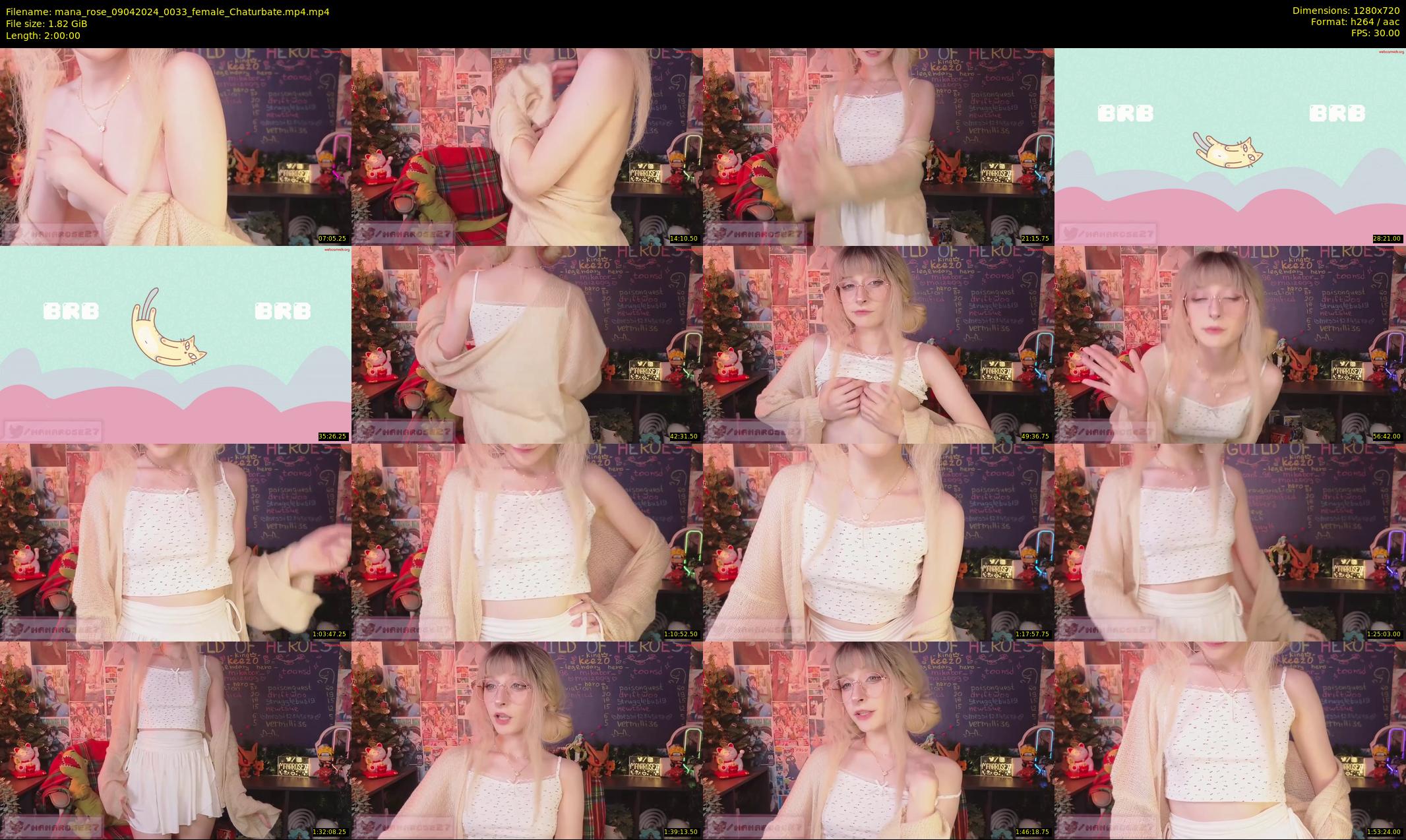 mana_rose — 120 minute Chaturbate female cam show recording, 720p, Apr 9, 2024